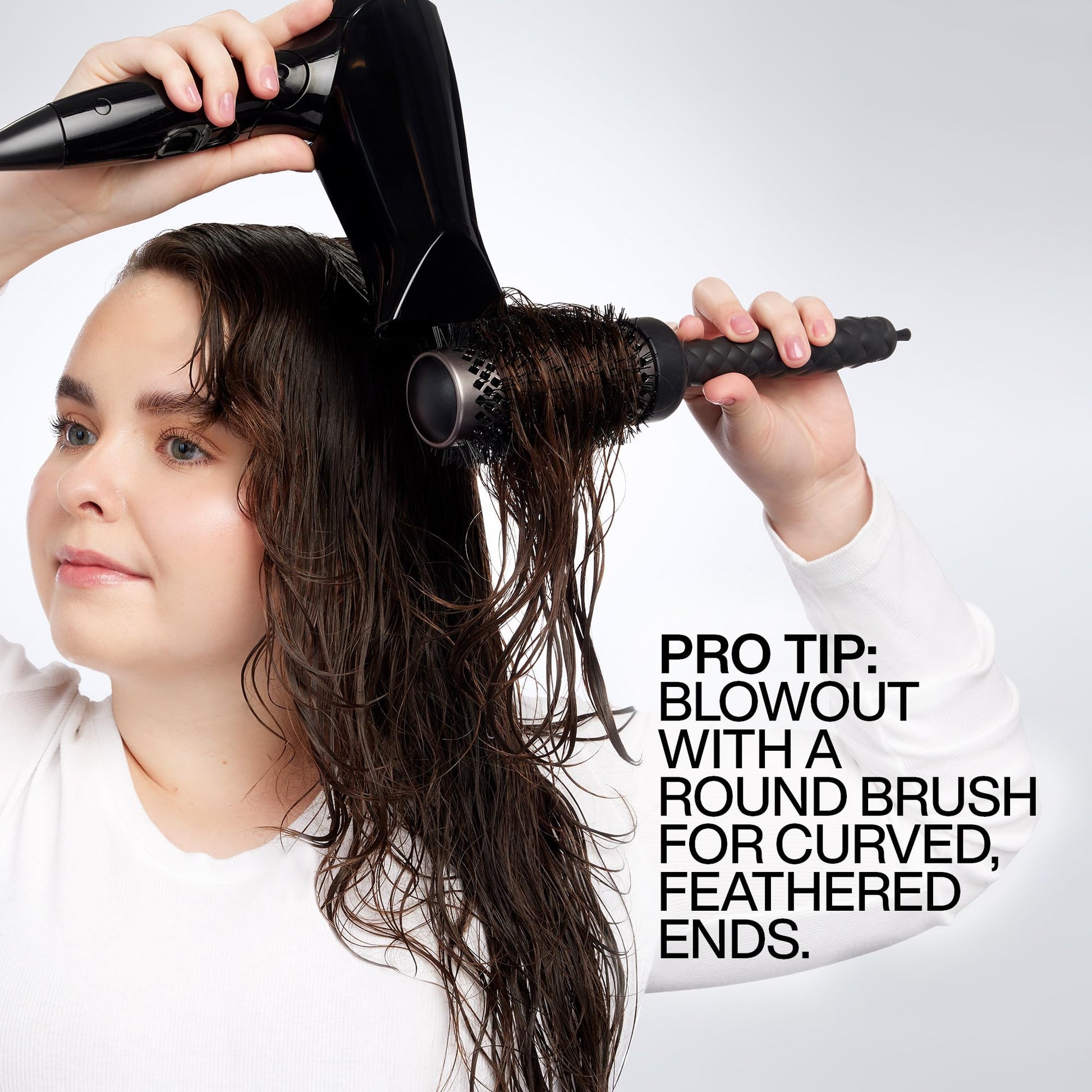 White Smoke Redken Big Blowout Heat Protectant Gel - Provides All-Over Volume & Movement, Hair Shine & Frizz Control, Blowdry Gel For All Hair Types, 5.1 Fl Oz