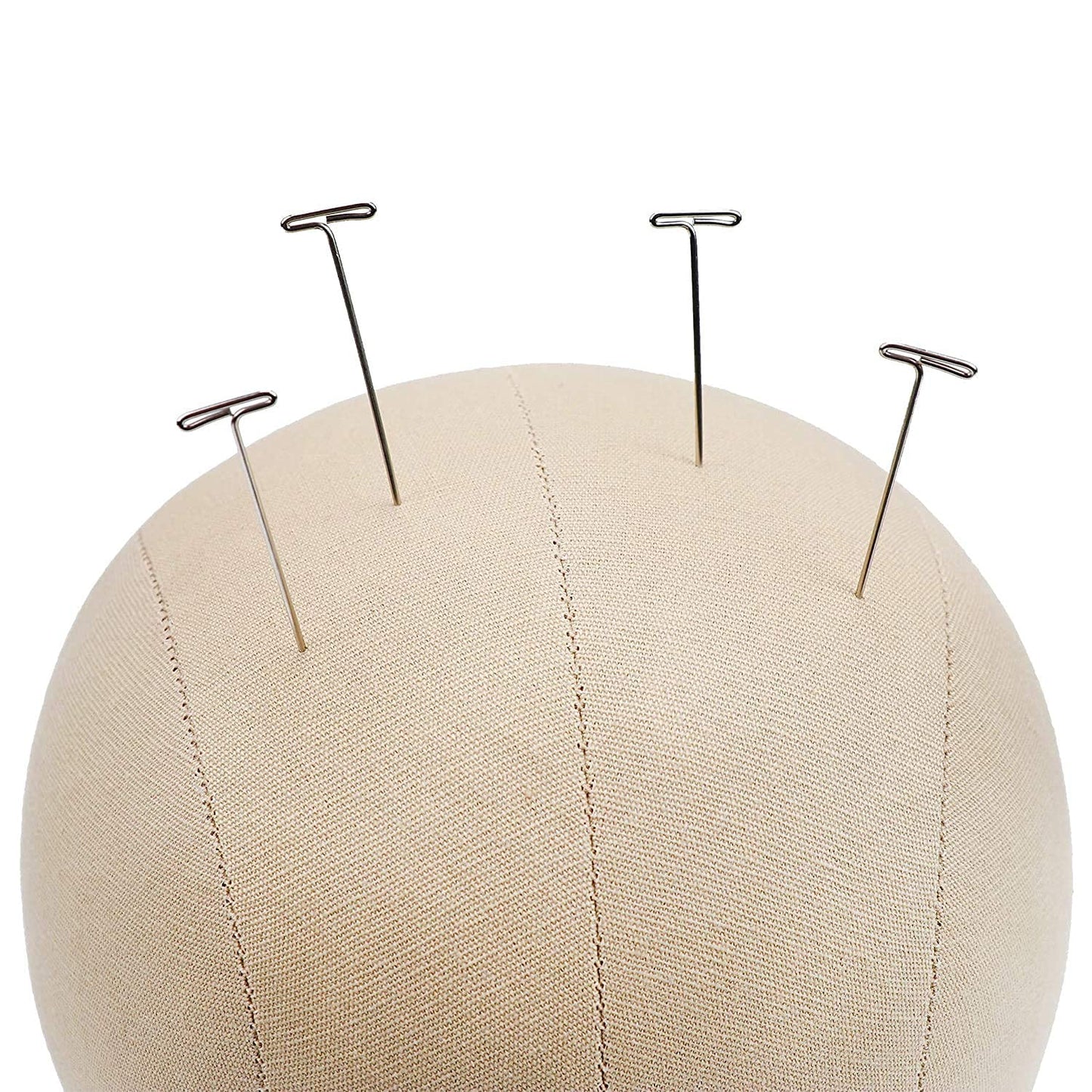 White Smoke GEX 22" Canvas Cork Wig Head with 55" Mannequin Tripod For Wig Making Cosmetology Hairdressing Display Training Doll Head Adjustable Alloy Stand