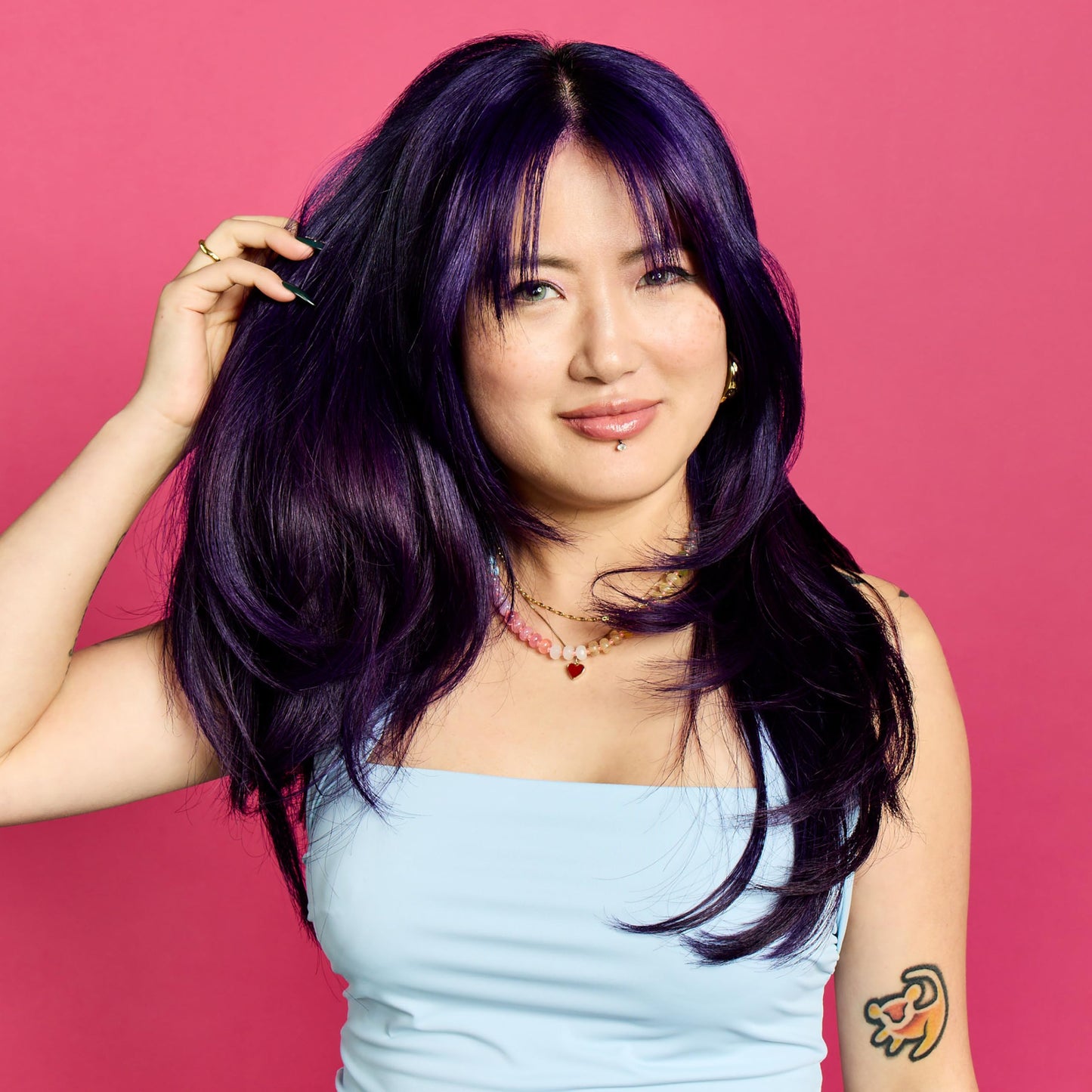 Pale Violet Red Arctic Fox Semi-Permanent Hair Dye Purple AF - Vegan, Cruelty-Free, Ammonia-Free, Conditioning - 8 Fl Oz