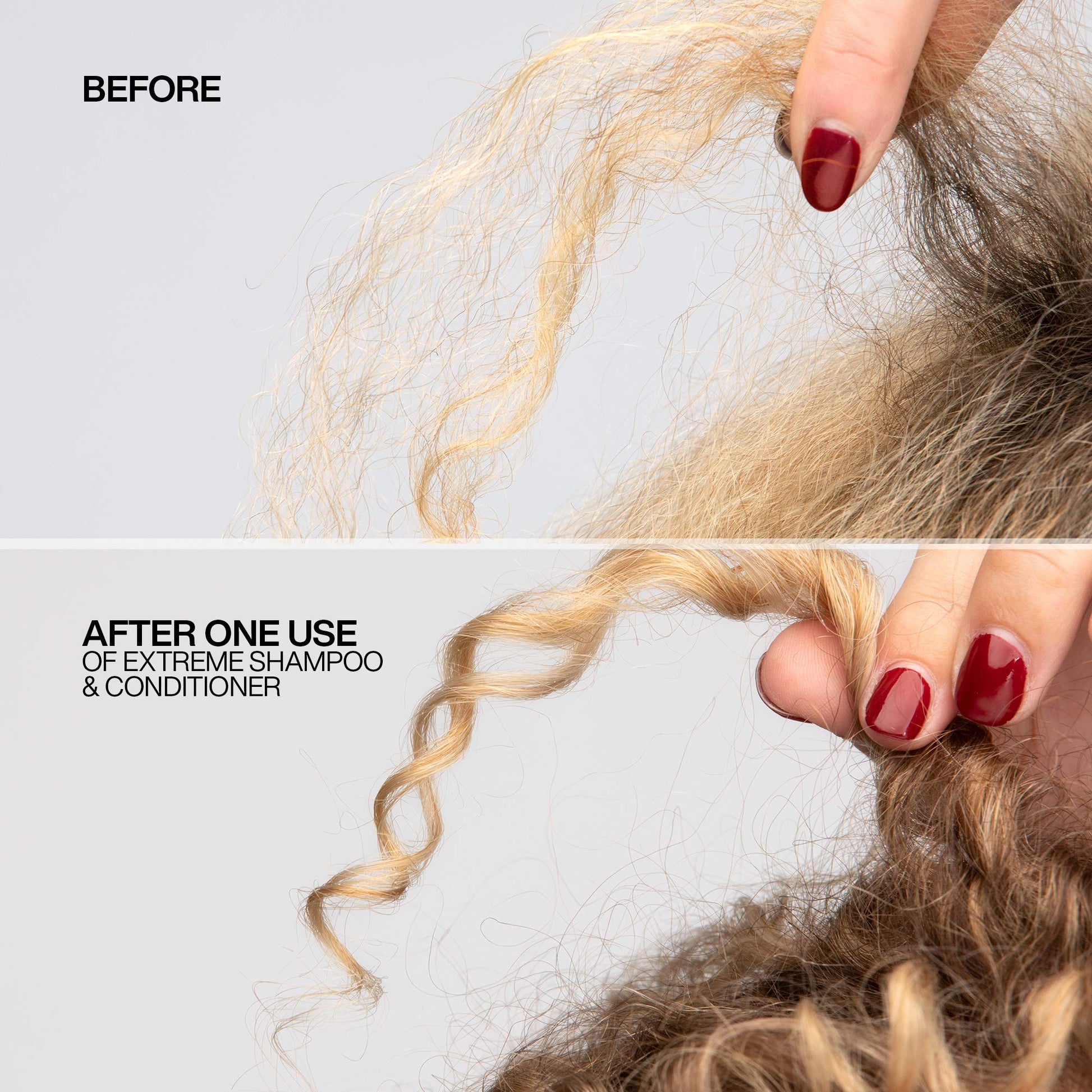 Lavender Redken Extreme Shampoo and Conditioner | For Damaged Hair Repair | Protein-Infused Strengthening Formula