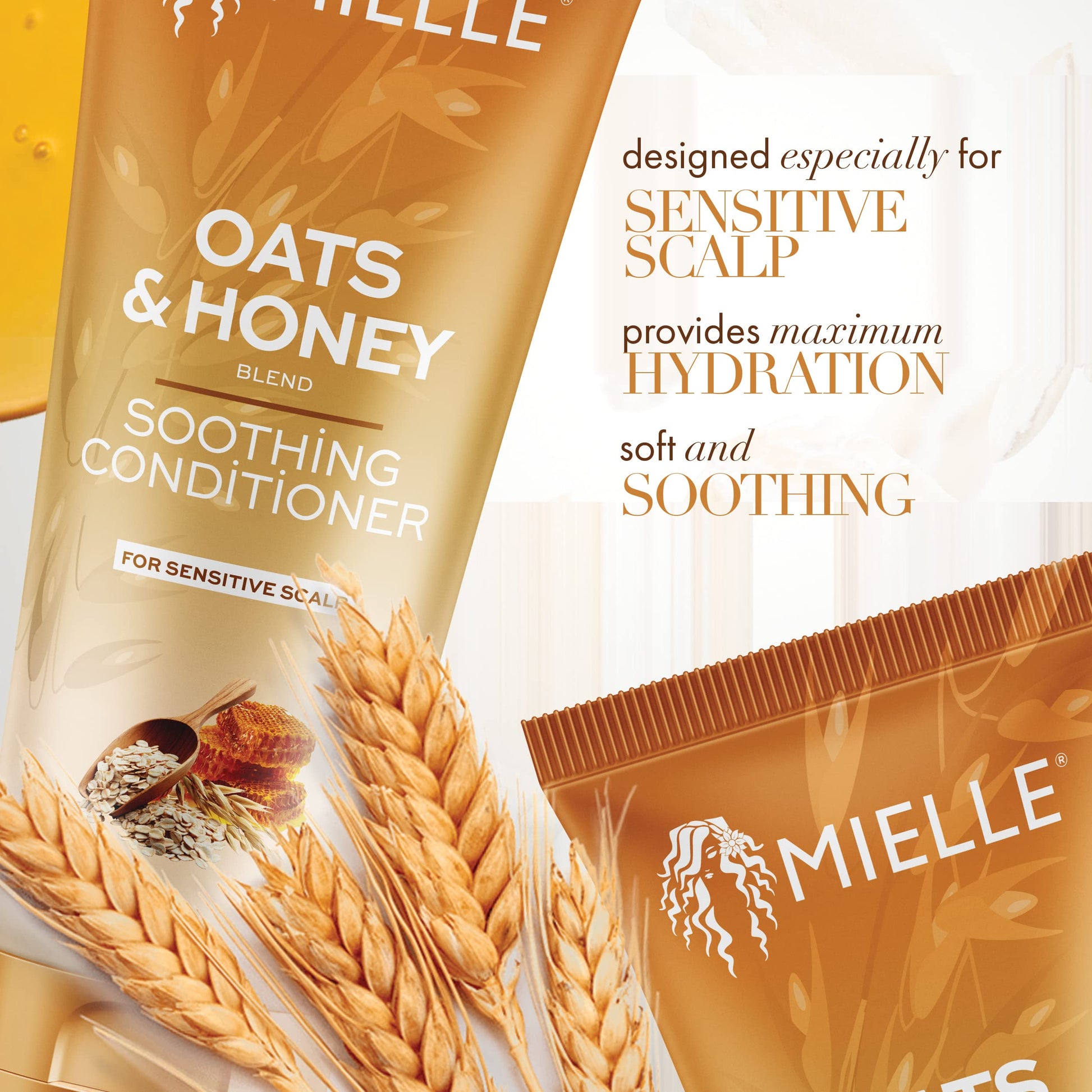 White Smoke Mielle Organics Oats & Honey Soothing Conditioner
