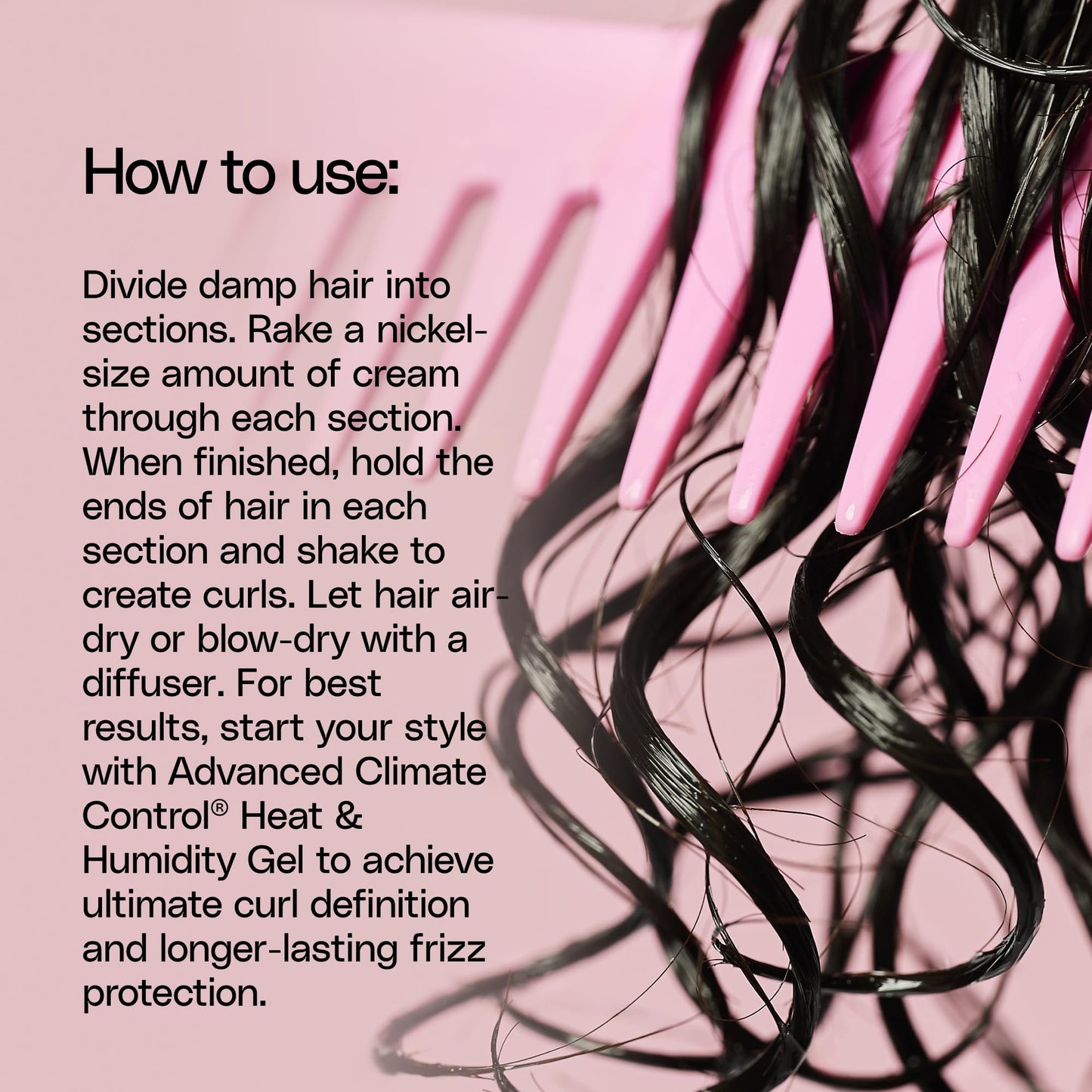 Thistle Ouidad Advanced Climate Control Styling Cream, 2 fl oz, Featherlight Curl Cream for Curly Hair, Shiny, Hydrated & Frizz-Free Curls, Sulfates, Parabens & Cruelty-Free Curly Hair Products