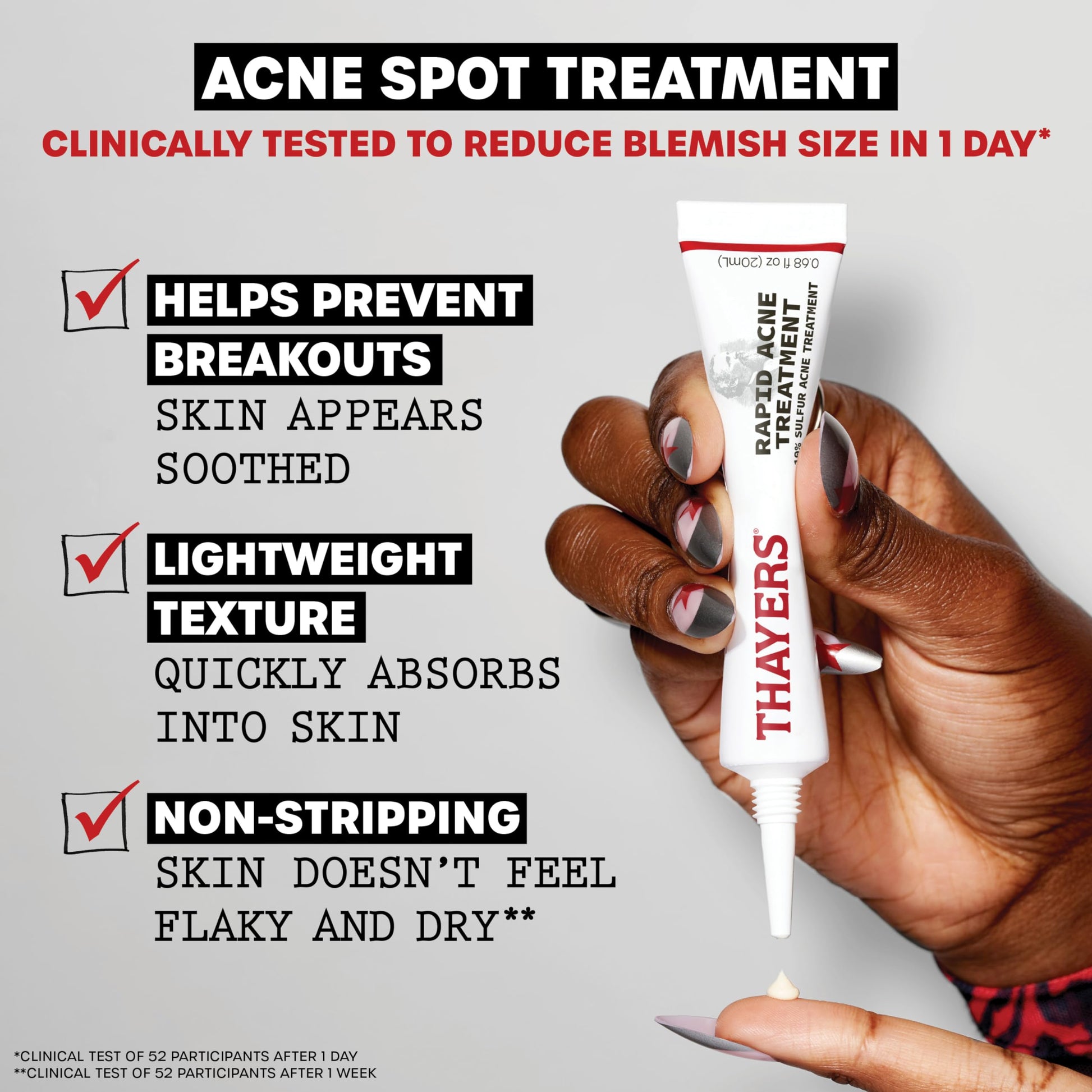 Light Gray Control the Zit-uation: Thayers Blemish Clearing 2% Salicylic Acid Toner + Rapid 10% Sulfur Acne Treatment, Soothing and Non-Stripping Skin Care