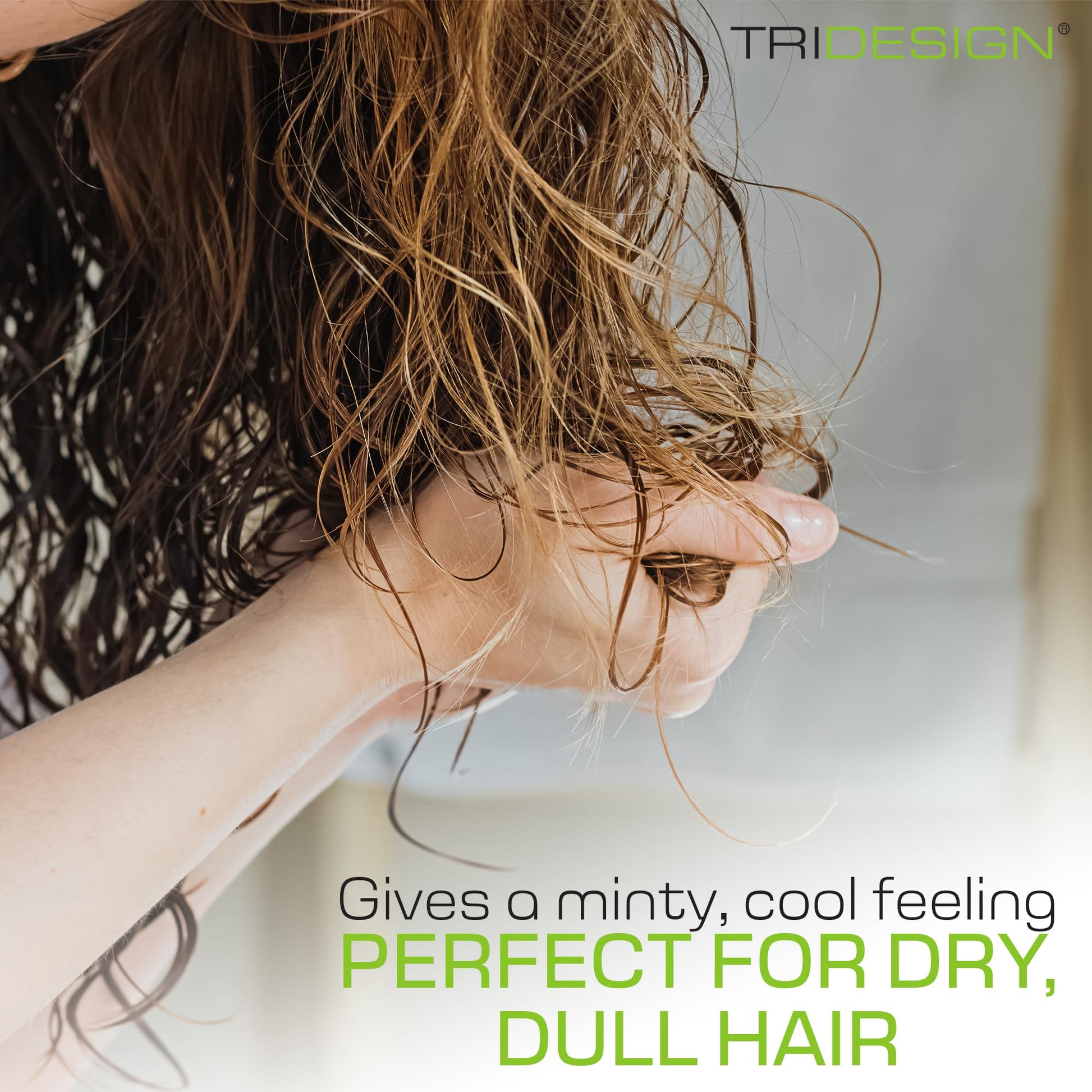 Dark Gray TRIDESIGN Unific Energy Moisturizer Conditioner – Leave In Conditioner for Curly Hair, Anti Frizz Hair Serum & Deep Conditioner for Dry, Damaged Hair – Frizz Control & Hair Care Solution – 6 oz Tube