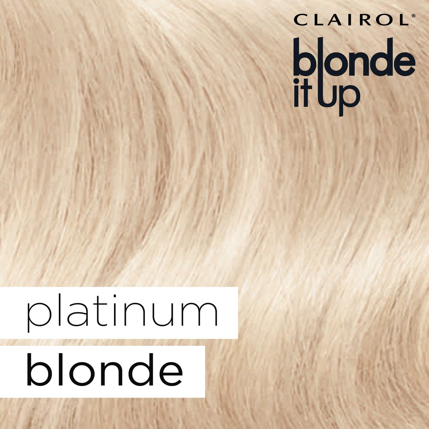 Tan Clairol Blonde It Up Permanent Hair Dye, Platinum Blonde Hair Color, Pack of 1