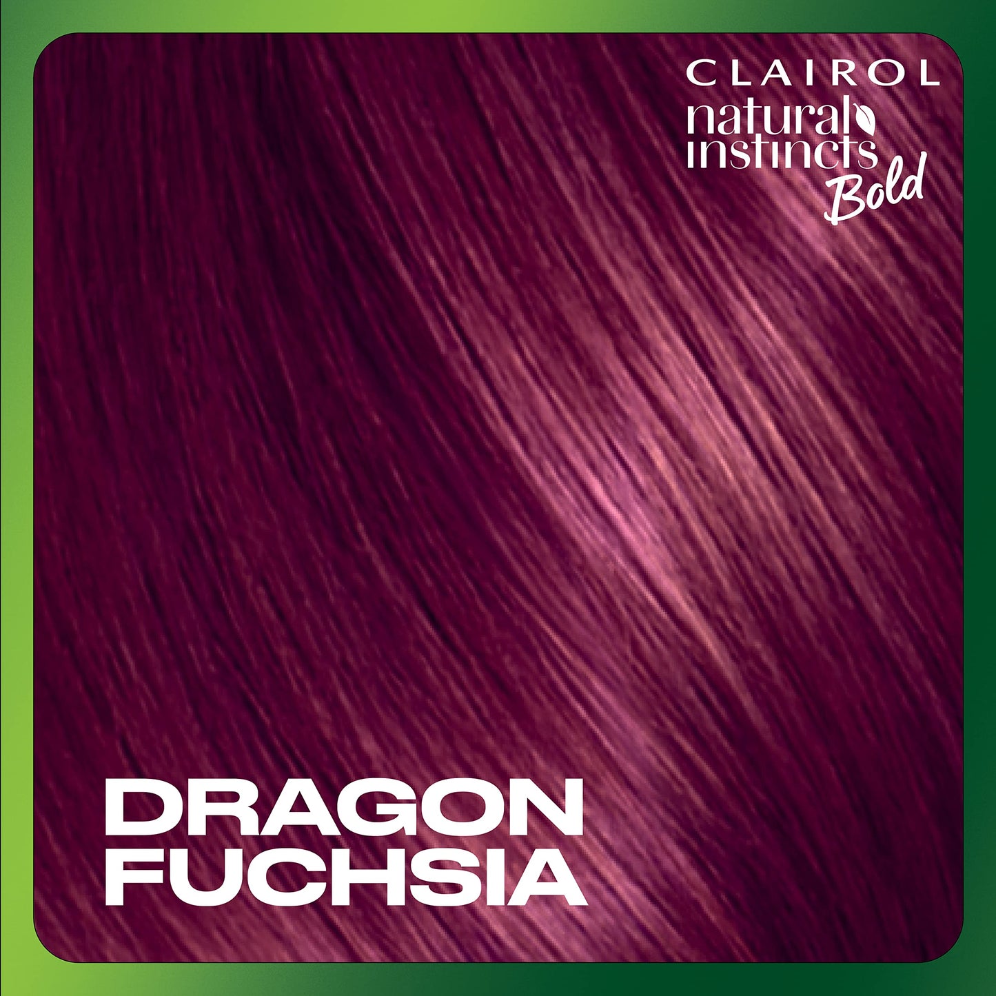 Dark Red Clairol Natural Instincts Bold Permanent Hair Dye, F66 Dragon Fuchsia Hair Color, Pack of 1