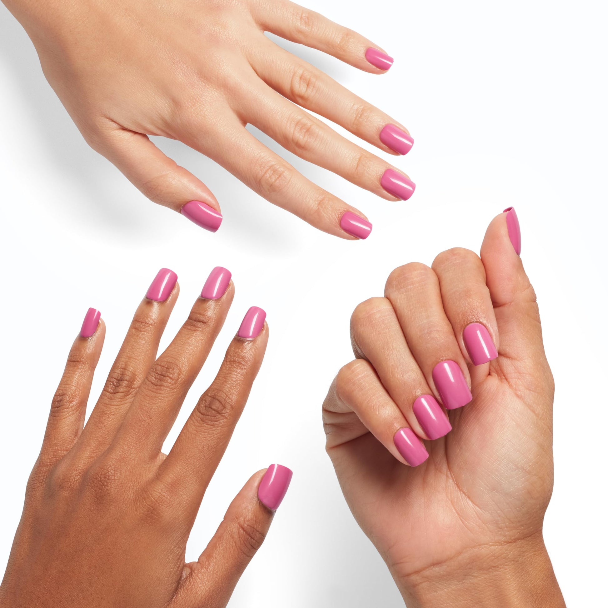 White Smoke OPI On Point Lucky Lucky Lavender | Short Squoval Pink Lavender Press On Nails | 30 Count with Nail Glue | Long Lasting, Reusable, Non-damaging