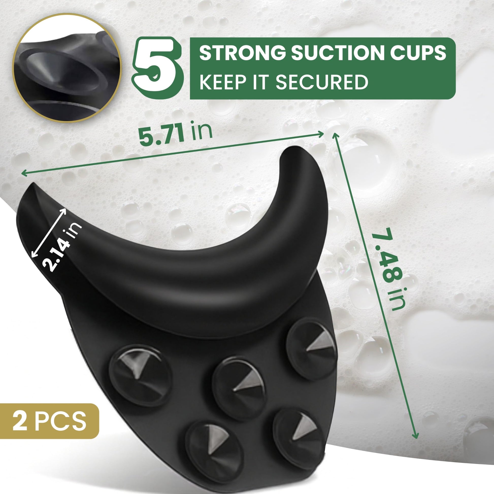 Lavender Premium 2 Piece Gel Cushion Set for head Portable Shampoo Bowl Neck Rest Sink Hair Washing Basin Waterproof Support Pillow for Tub Salon Lavacabezas European Chair