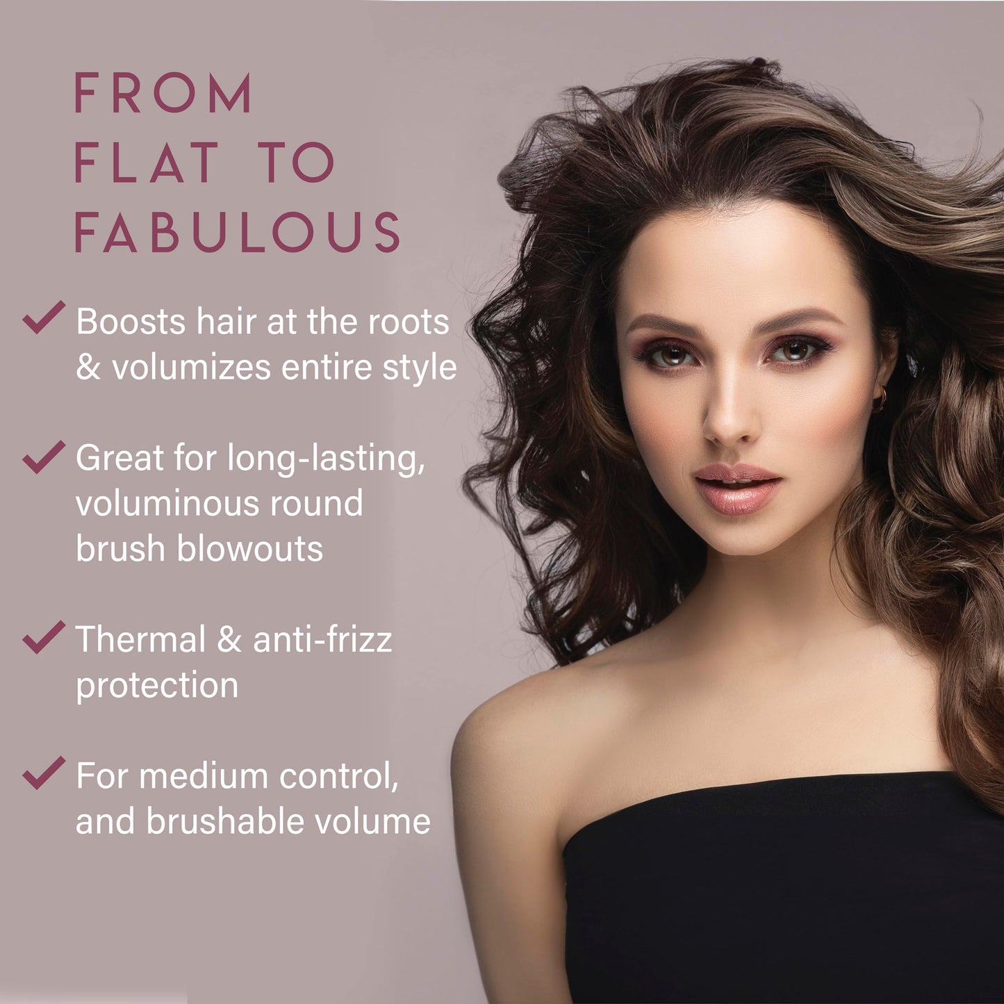 Dark Gray ALURAM Root Boost, Adds Volume & Lift to Roots, For Fine to Medium Hair, 6 Fl Oz