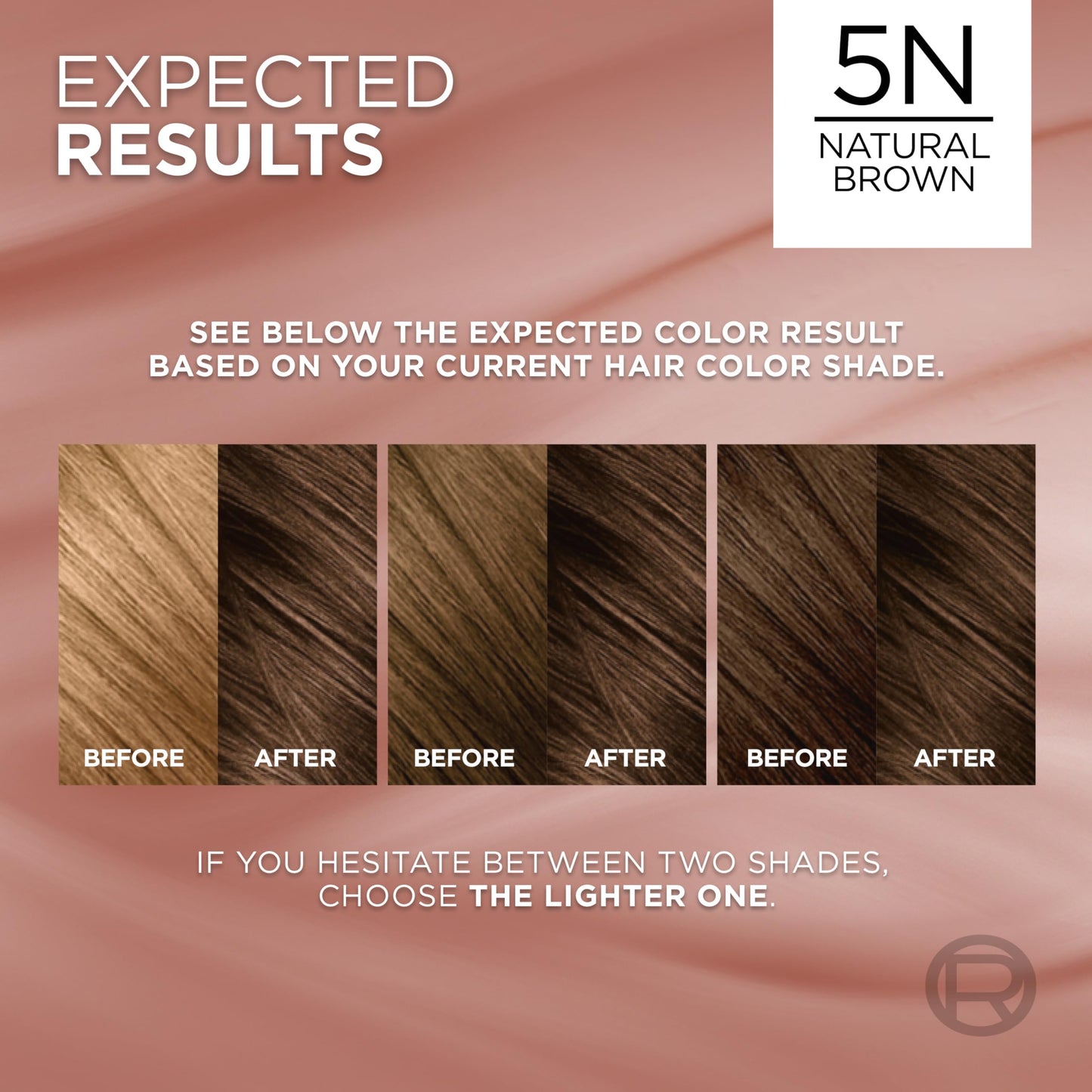 Rosy Brown L’Oreal Paris Excellence Universal Nudes Permanent Hair Color, Ammonia Free Hair Dye for Gray Hair Coverage, 5N Natural Brown, 1 Hair Dye Kit