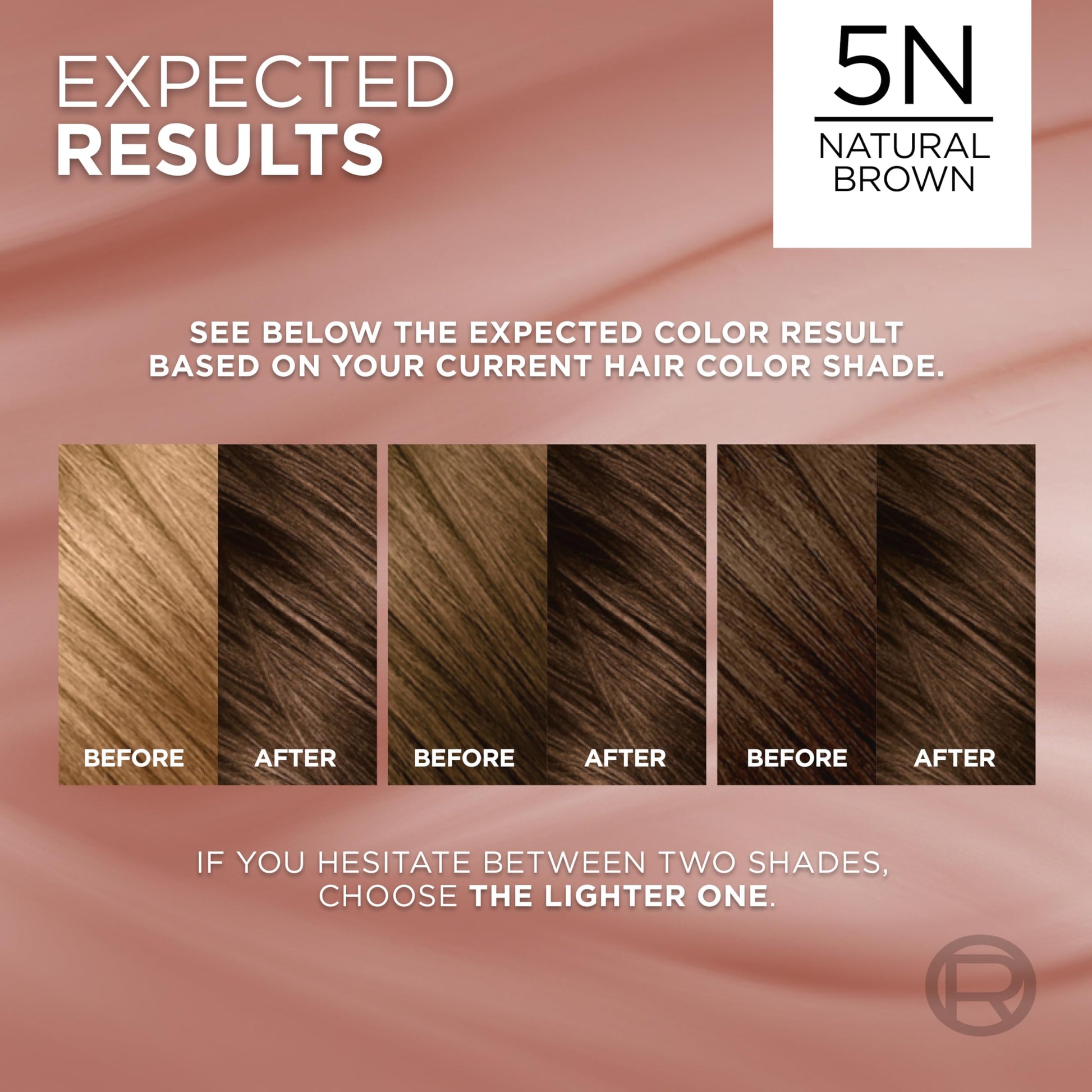Rosy Brown L’Oreal Paris Excellence Universal Nudes Permanent Hair Color, Ammonia Free Hair Dye for Gray Hair Coverage, 5N Natural Brown, 1 Hair Dye Kit