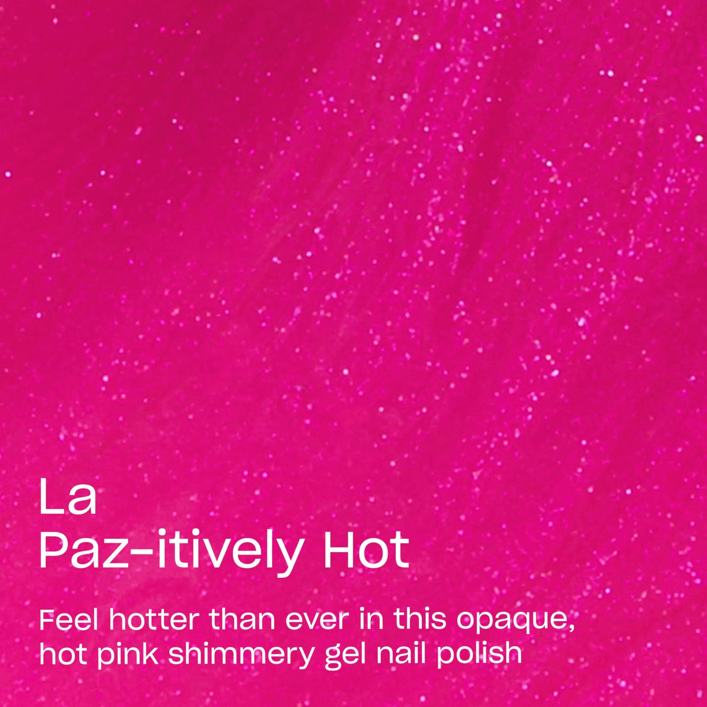 Medium Violet Red OPI GelColor La Paz-itively Hot | Opaque Hot Cool-Toned Pink Crème LED Cure Gel Nail Polish | Salon-Quality Shine, Long-Lasting Wear | 0.5 Fl Oz