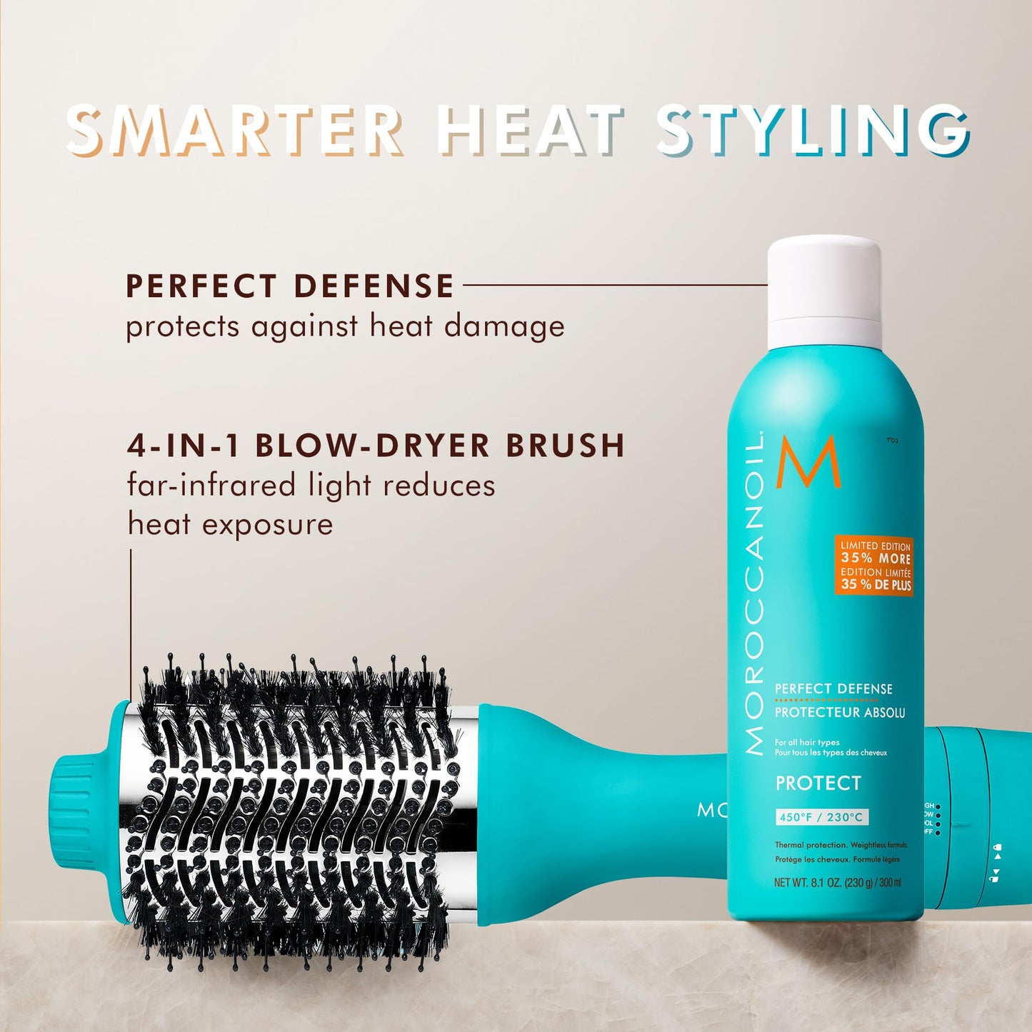 Lavender Moroccanoil Jumbo Perfect Defense Heat Protectant