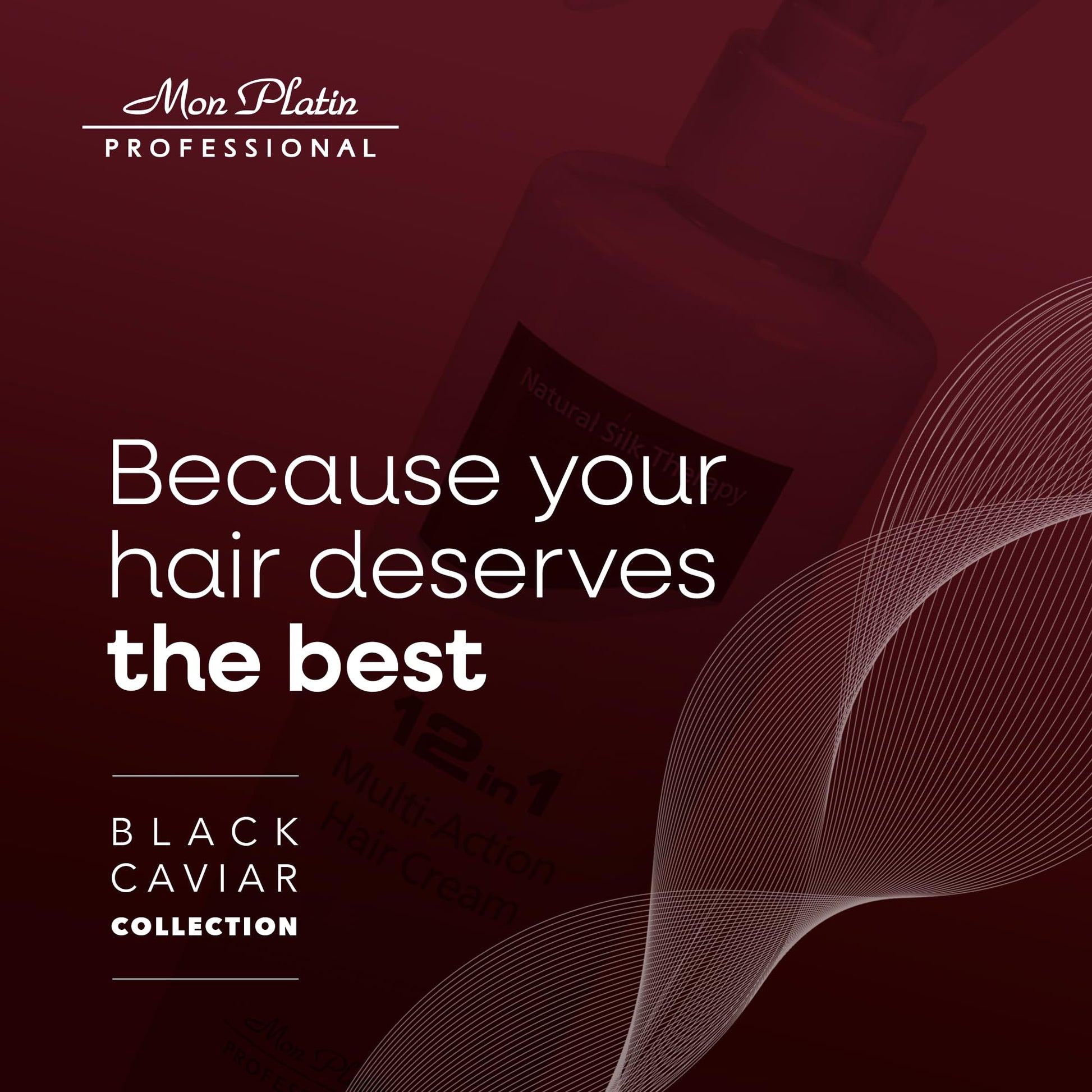 Black Mon Platin Hair Mask & Spray Bundle – Deep Conditioning & Heat Protection for Dry, Color-Treated Hair