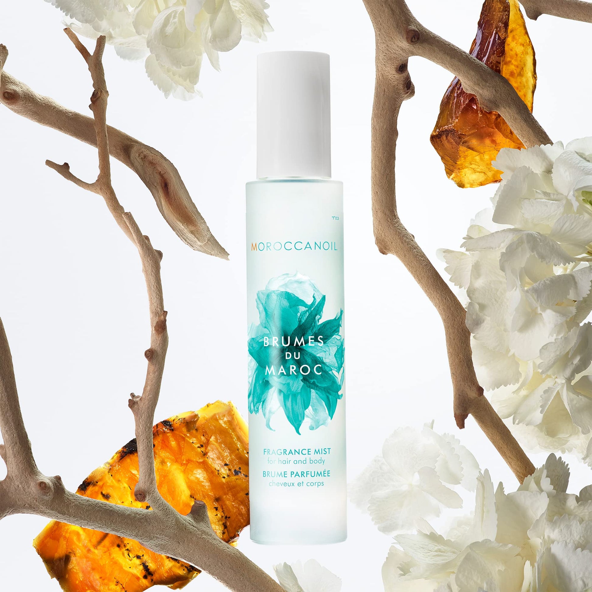 White Smoke Moroccanoil Hair and Body Fragrance Mist, 3.4 Fl. Oz