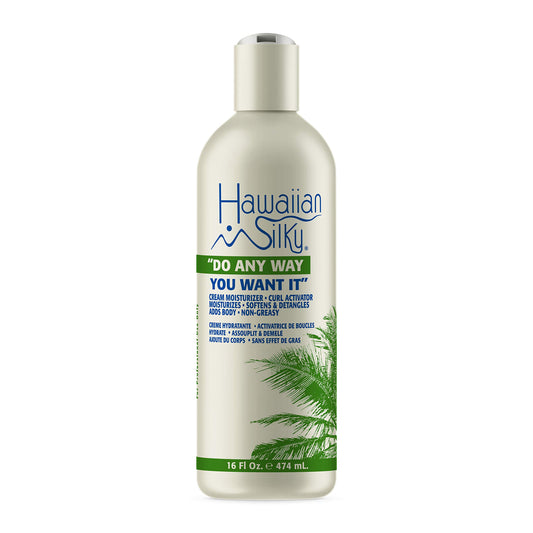 White Smoke Hawaiian Silky Keratin Cream Curl Activator, 16 fl oz
