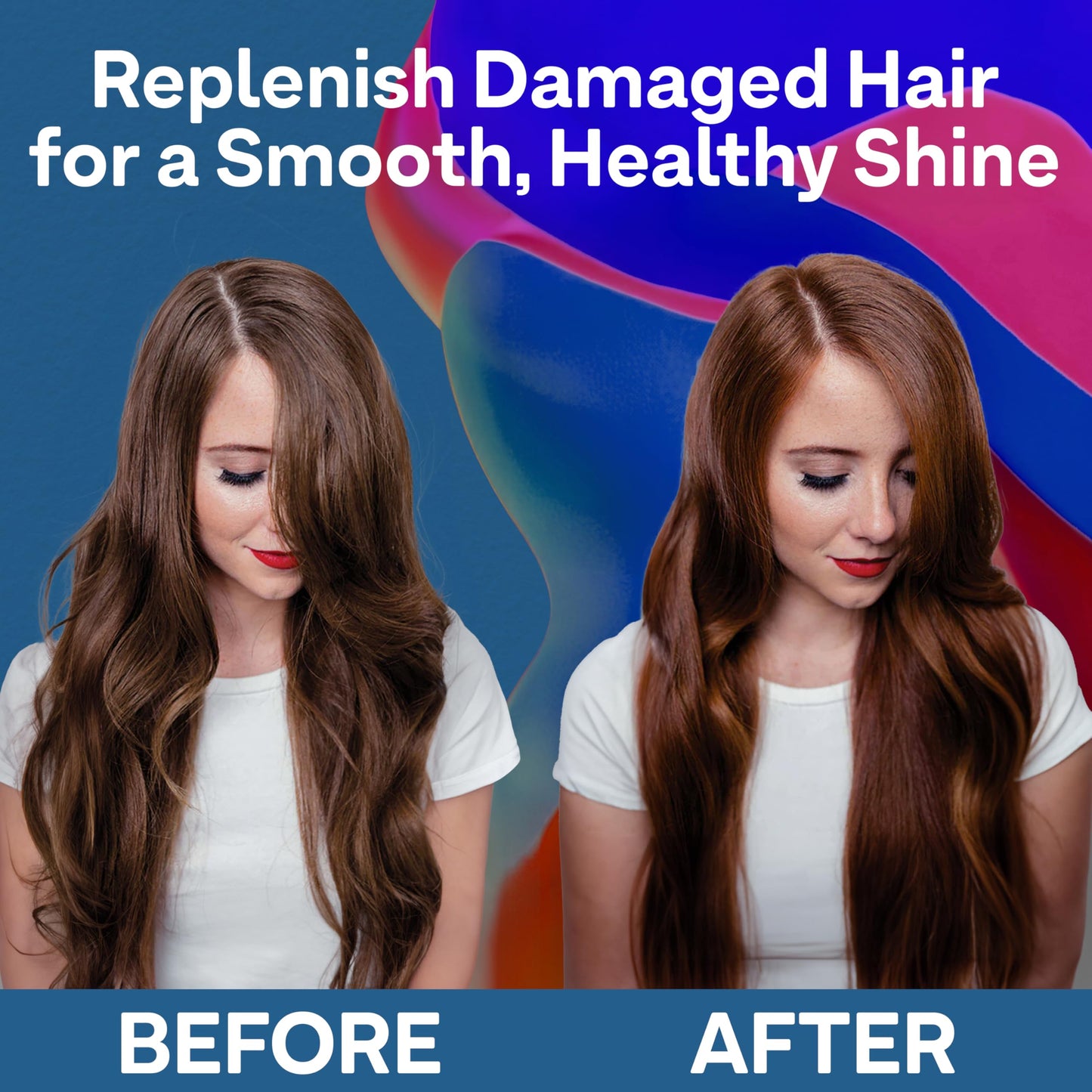 Dark Slate Blue ColorProof Instant Reboot Treatment Masque 8.1 Fl. Oz. (2 Pack) Hair Mask, Lightweight, 2-Step Hair Mask for Damaged Hair with Color Protection, Coconut & Lemongrass Scent