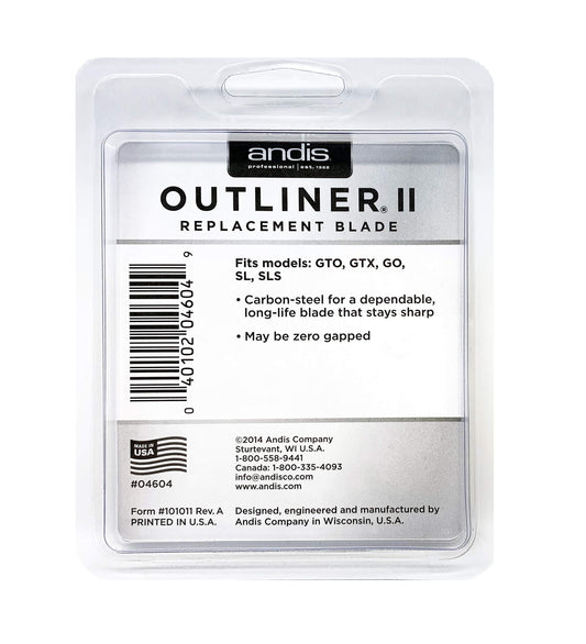White Smoke Andis Outliner II Blade 04604