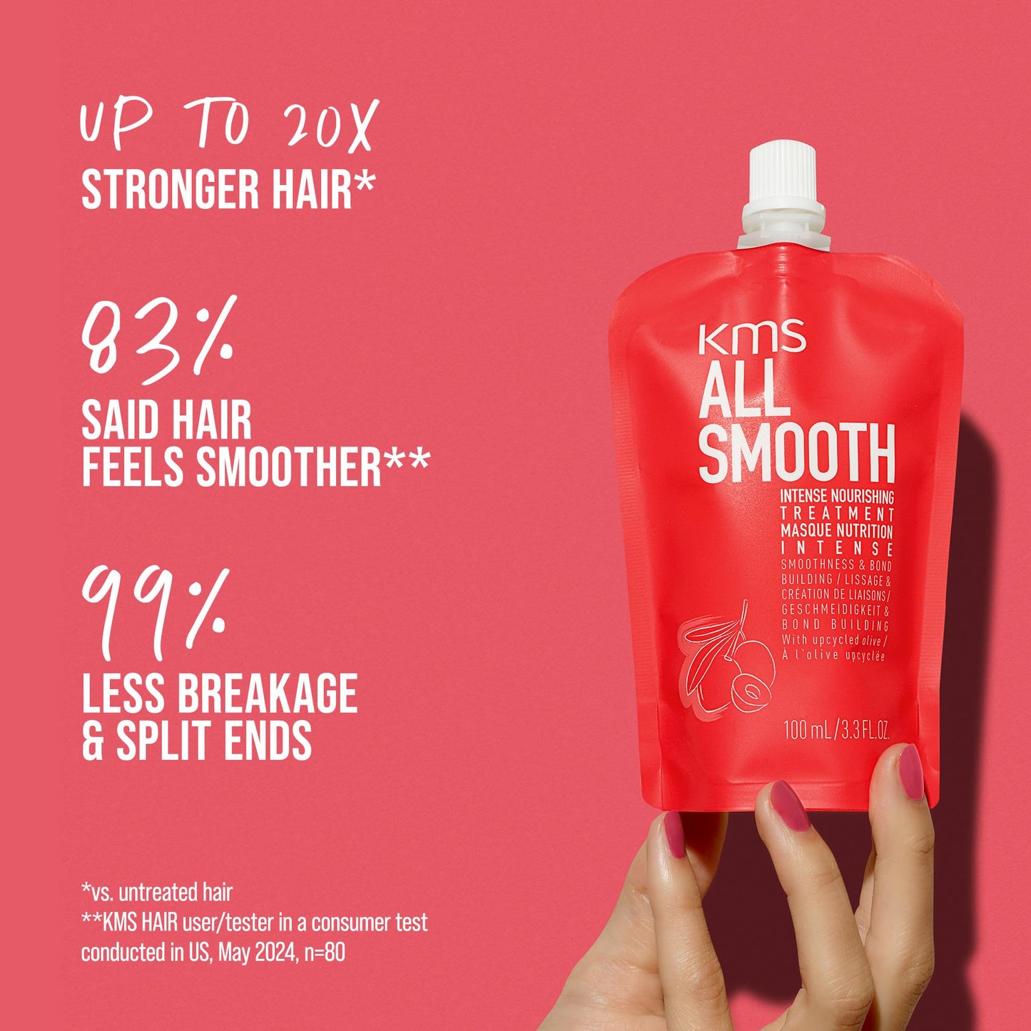 Tomato AllSmooth Intense Nourishing Treatment for Medium to Thick, Coarse Hair, 100ml
