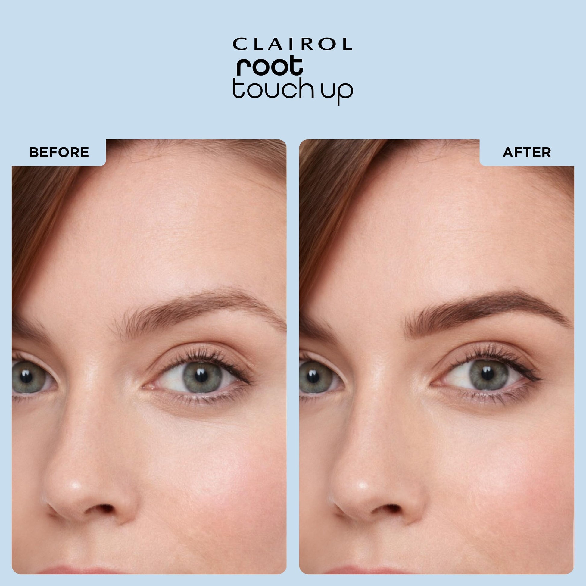 Light Pink Clairol Root Touch-Up Temporary Concealing Powder, Dark Brown Hair Color | Ammonia Free | Instantly Cover Roots + Define Eyebrows | On-the-Go Compact with Mirror and Application Brush | Pack of 1