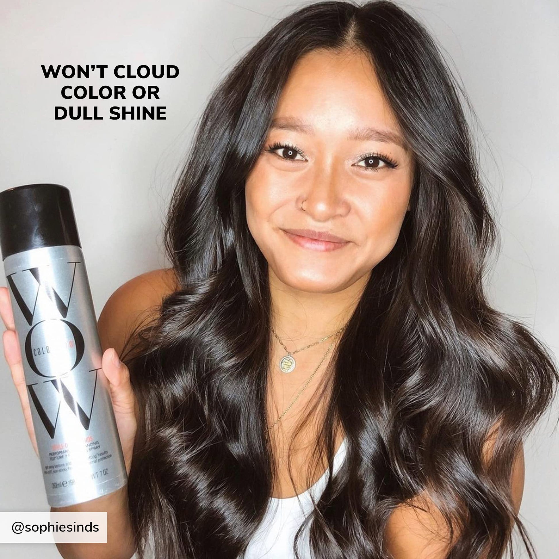 Light Gray COLOR WOW STYLE ON STEROIDS Texturizing Spray – Achieve Instant Sexy Volume and Texture, Non-Sticky & Moisturizing