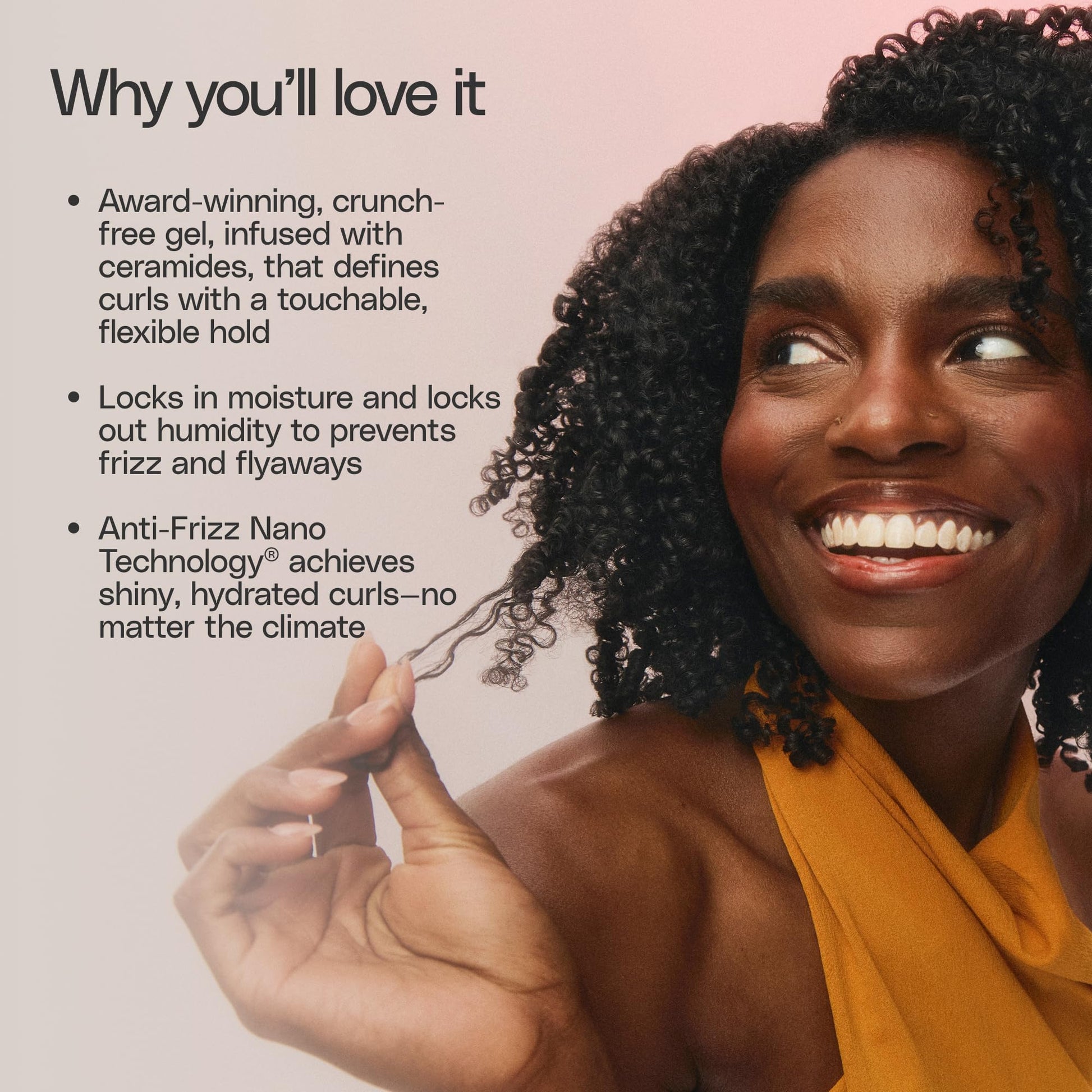 Light Gray Ouidad Advanced Climate Control Heat & Humidity Gel - 8.5 fl oz, Anti-Frizz Nano Technology, Locks Out Humidity, Crunch-Free Styling Gel for Curly Hair, For All Curl Types