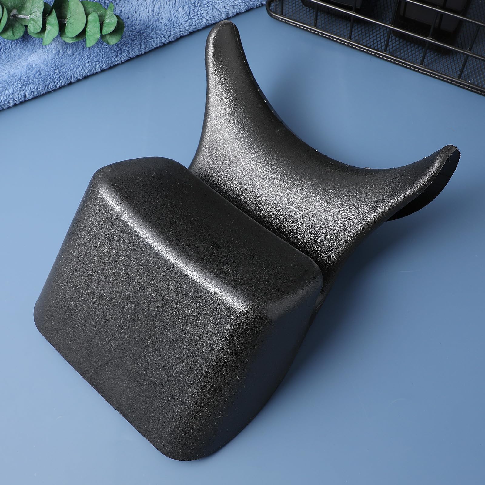 Light Slate Gray Anneome Salon Shampoo Neck Rest Cushion - Non-Slip Shampoo Bowl Support Pillow PU Cushion Hair Washing Tray for Salon Spa Washing Sink Basin