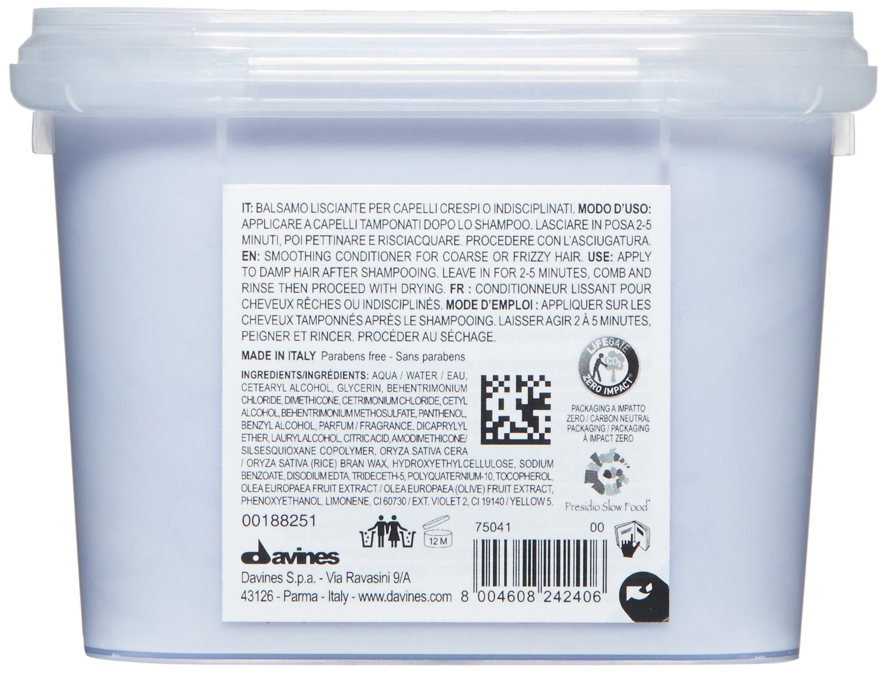 Light Gray Davines LOVE Smoothing Conditioner | for Curly and Unruly Hair, Frizzy Hair | Smoothing Hair Products with Olive Extract | 8.45 Fl Oz