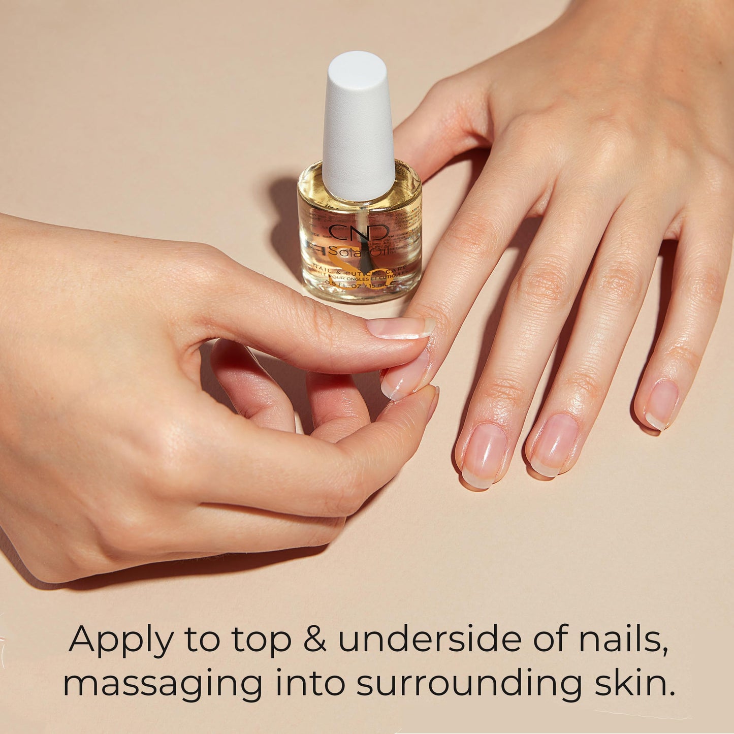 Gray CND SolarOil Cuticle Oil, Natural Blend Of Jojoba, Vitamin E, Rice Bran and Sweet Almond Oils, Moisturizes and Conditions Skin, 0.25 fl oz