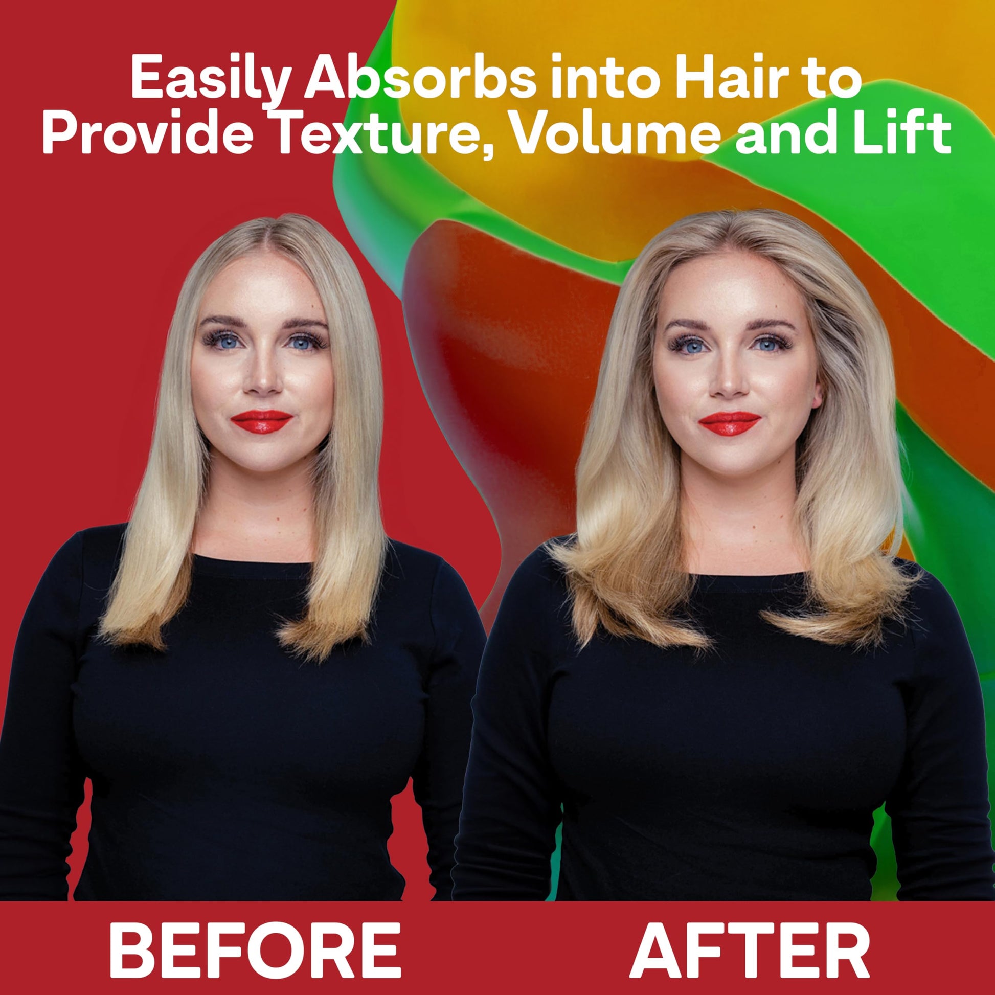Black Colorproof Volume Hair Powder Spray 0.4 Fl. Oz. Talc Free Powder Texture Spray, Madagascar Vanilla Scent