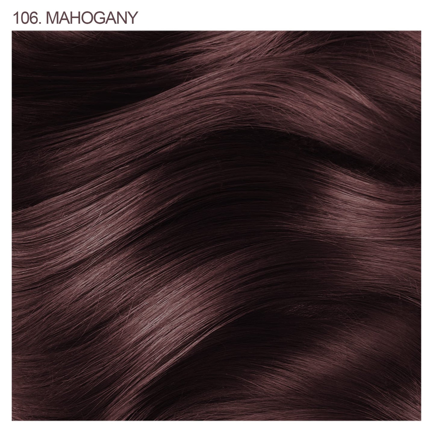 Black Adore Semi Permanent Hair Color - Vegan and Cruelty-Free Hair Dye - 4 Fl Oz - 106 Mahogany (Pack of 3)