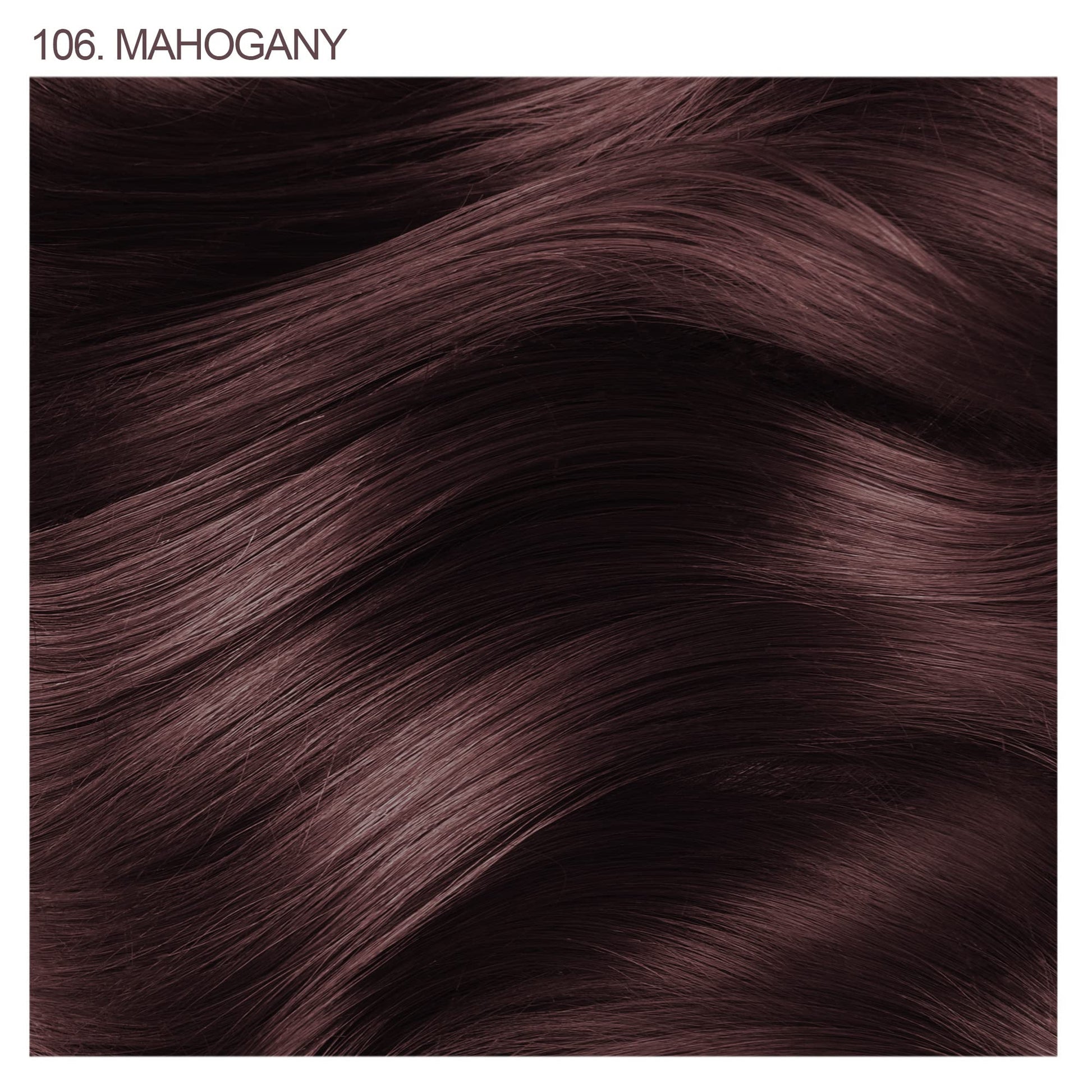 Black Adore Semi Permanent Hair Color - Vegan and Cruelty-Free Hair Dye - 4 Fl Oz - 106 Mahogany (Pack of 3)