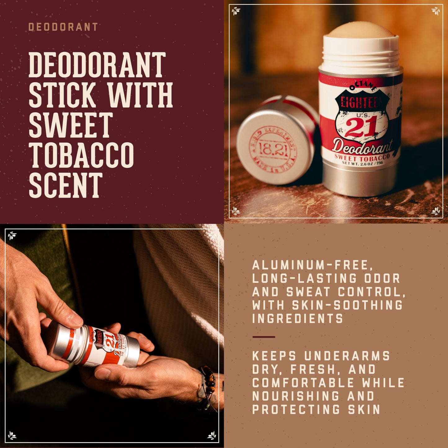 Sienna 18.21 Man Made Man Dopp Kit Sweet Tobacco