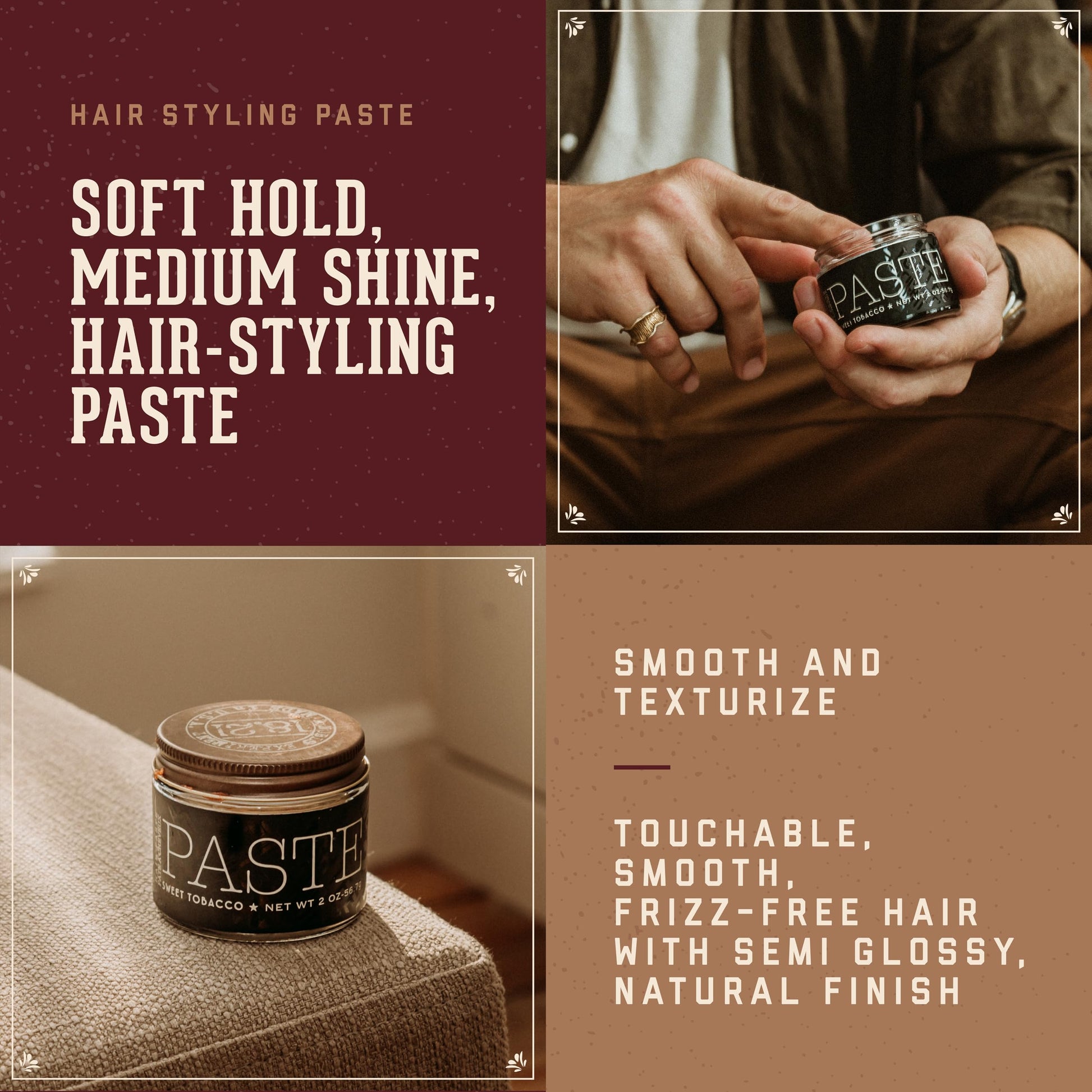 Sienna 18.21 Man Made Man Styling Variety Pack Sweet Tobacco