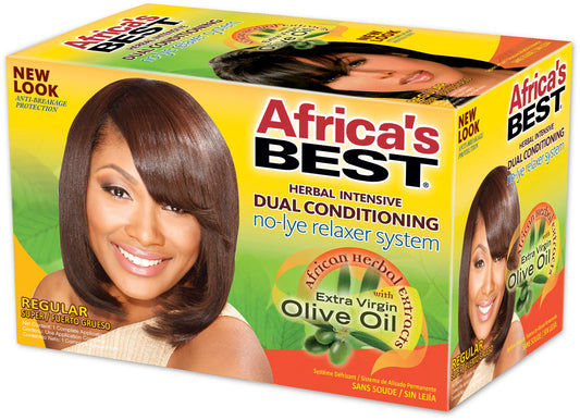 White Smoke Africa's Best Dual Conditioning No-Lye Relaxer System Regular