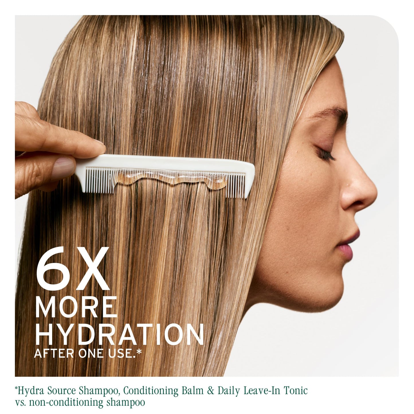 White Smoke Biolage Hydra Source Detangling Solution - Conditions, Instantly Detangles & Controls Static, For Dry Hair, With Micro-Filtered Aloe Vera & Fermented Hyaluronic Acid, 13.5 Fl Oz, Packaging may vary