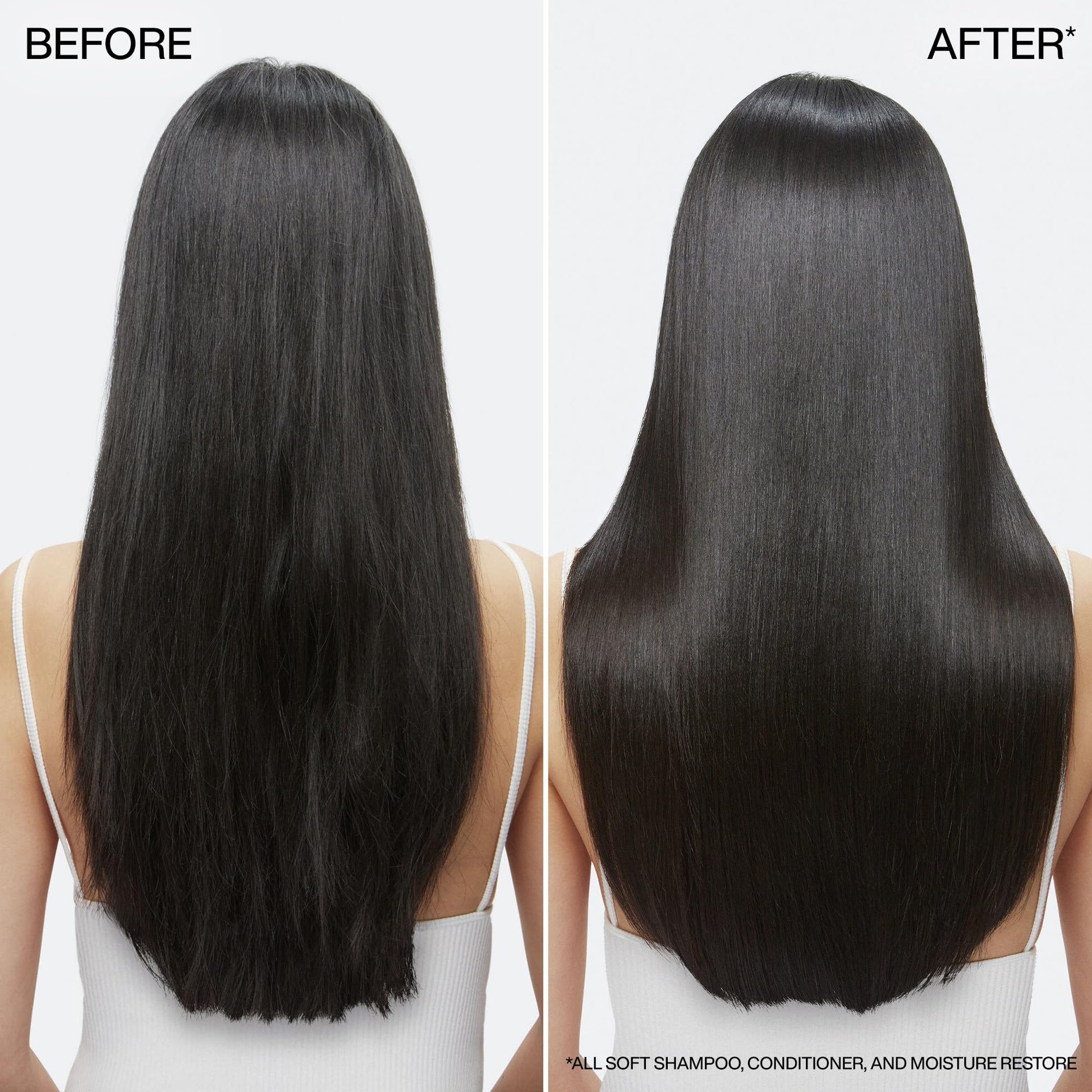 Black Redken All Soft Shampoo - Moisturizes & Hydrates Dry, Brittle Hair, Gently Cleanses and Softens, With Argan Oil, Safe For Color-Treated Hair, 33.8 Fl Oz