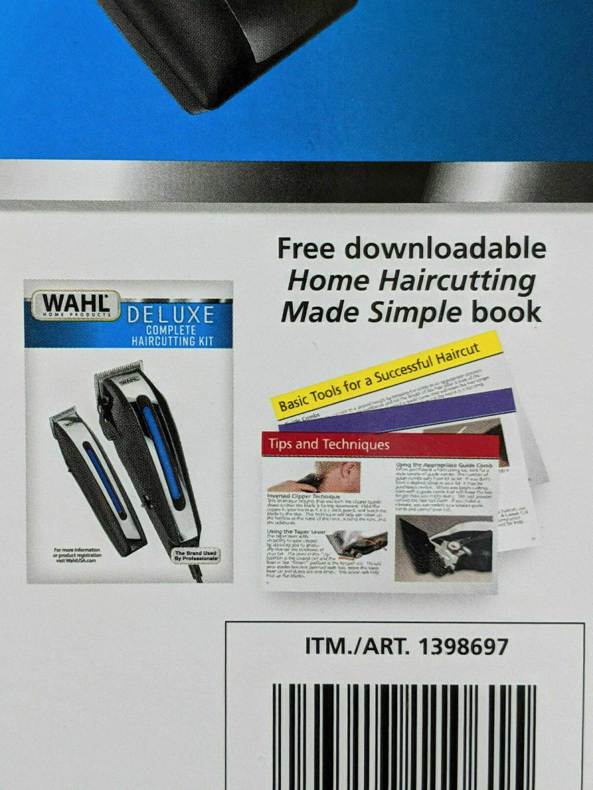 Gray WAHL Deluxe Complete Hair Cutting Kit 29 Piece Clipper Set with Beard Trimmer -Retail $125+!!! BY AMPLEXPO