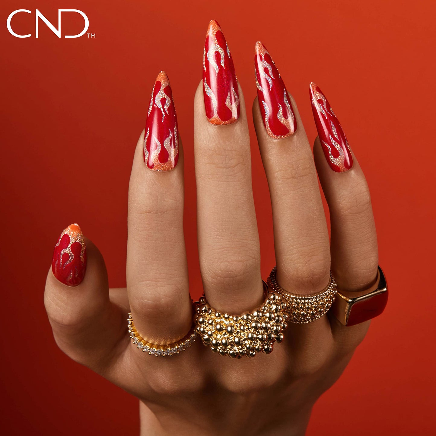 Firebrick CND Vinylux Longwear Red Nail Polish, Gel-like Shine & Chip Resistant Color, Rose-Mance, 0.5 fl. oz