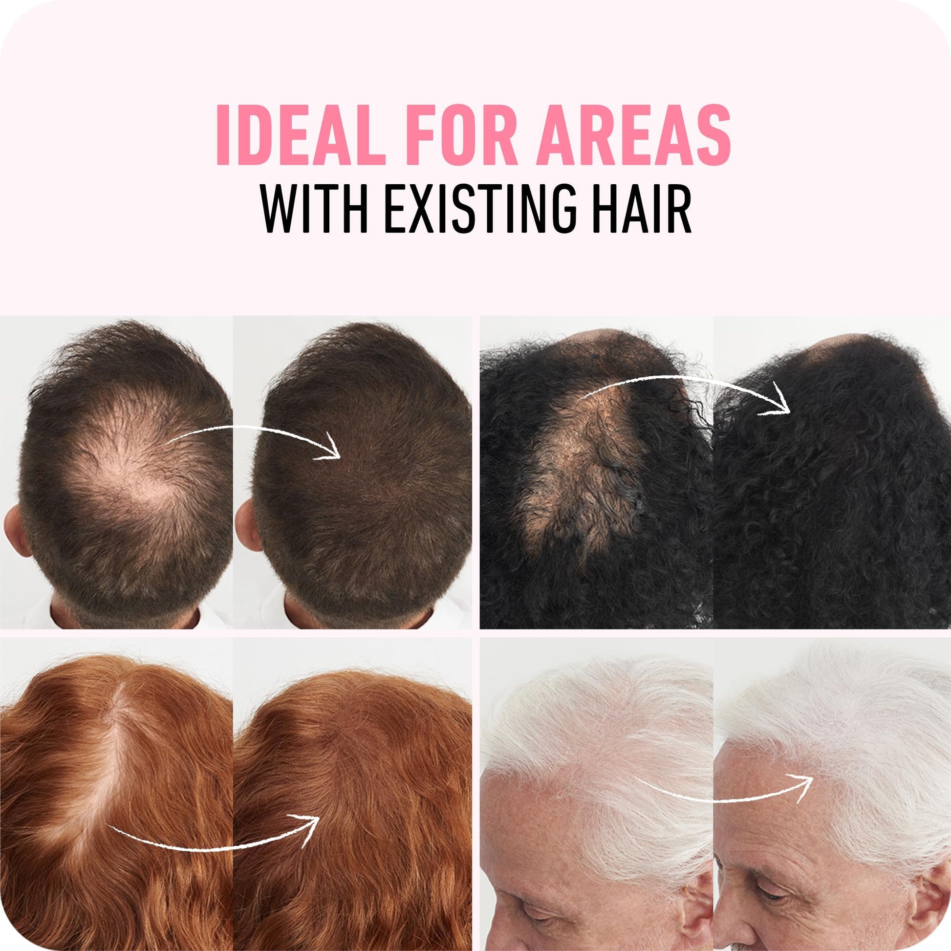 White Smoke BOLDIFY Hair Fibers (12g) - Fill In Thinning and Fine Hair for an Instantly Fuller, Thicker Look - 14 Shades for Women & Men - Black