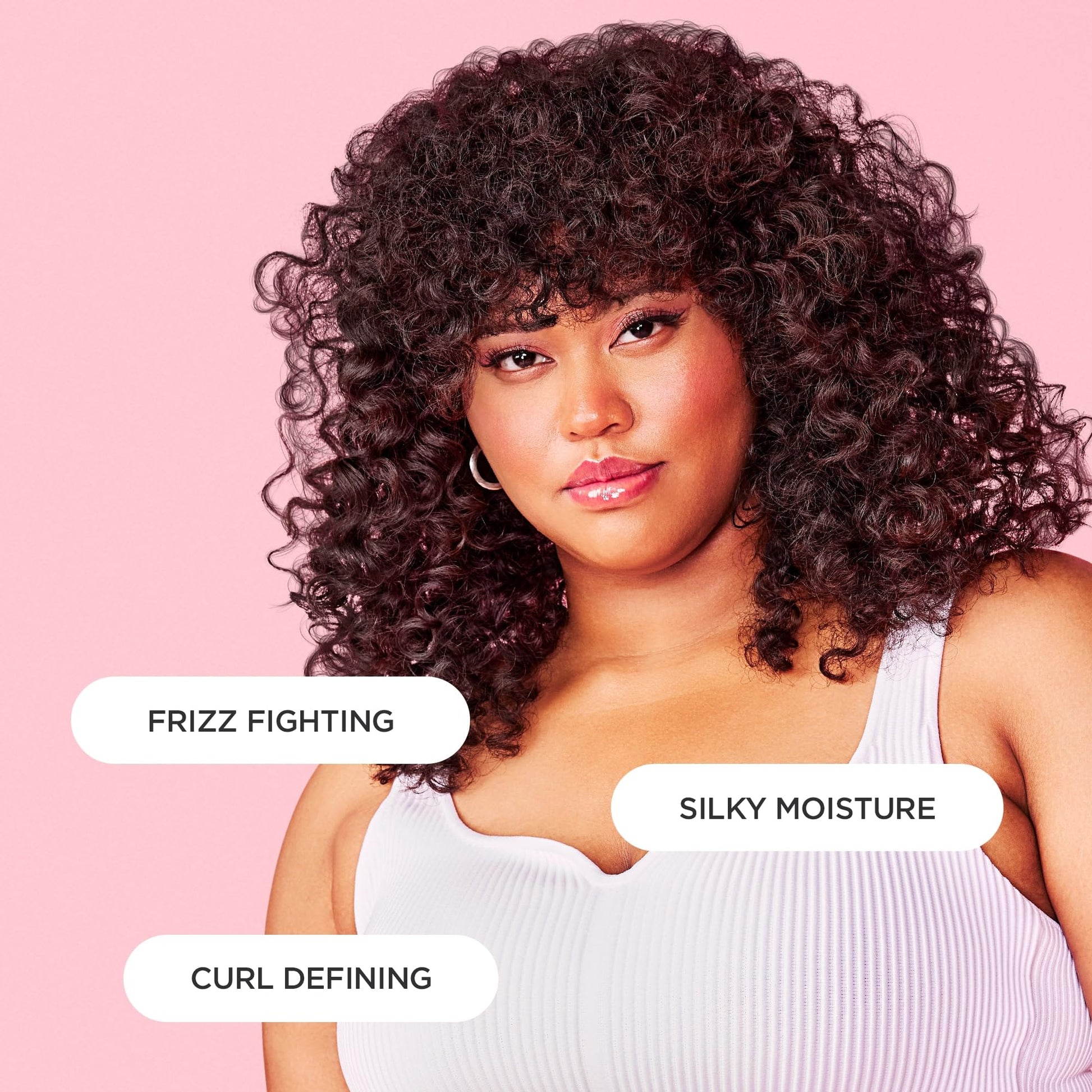 Pink Cake Beauty Curl Defining Cream, The Curl Friend - Moisturizes and Defines Curls – For Frizz Control & Detangling - Avocado Oil, Soybean Oil & Shea Butter – For Curly Hair- 6 Fl Oz / 177 mL