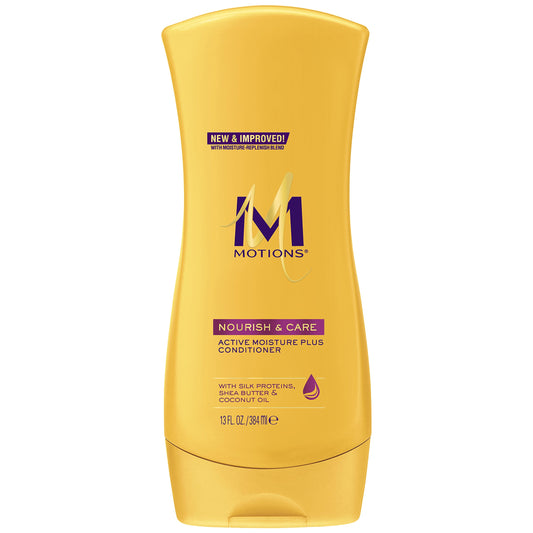 Sandy Brown Motions At Home Moisture Plus Conditioner, 13 Ounce Bottle