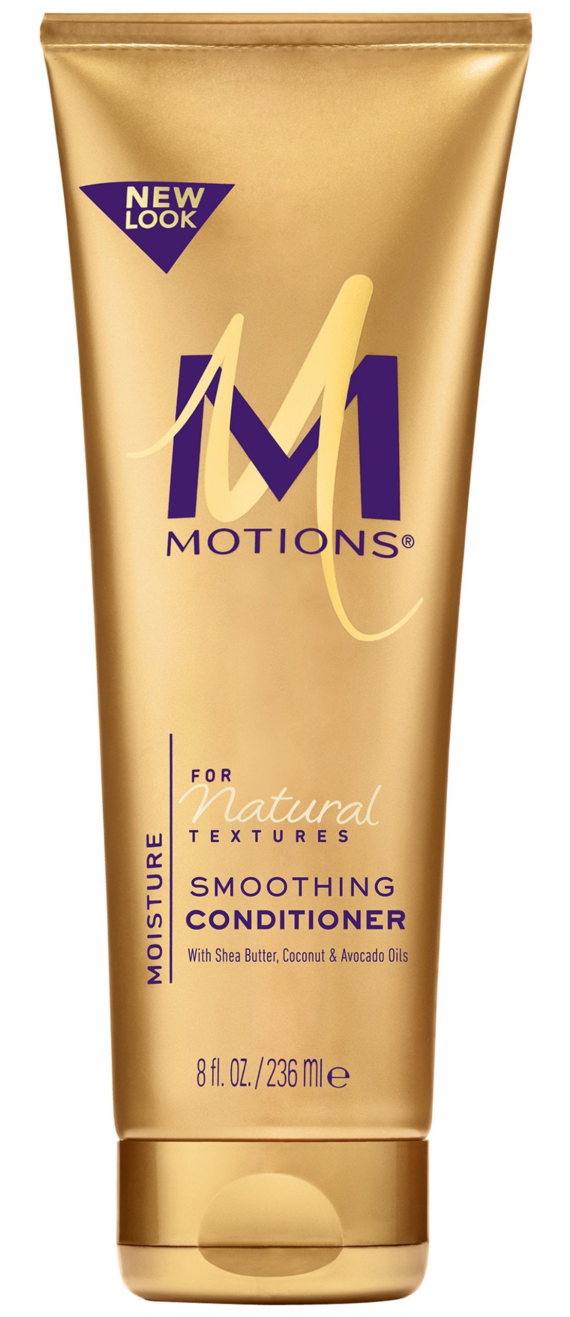 White Smoke Motions Natural Textures Smoothing Conditioner, With Shea Butter, Coconut and Avocado Oils 8 oz