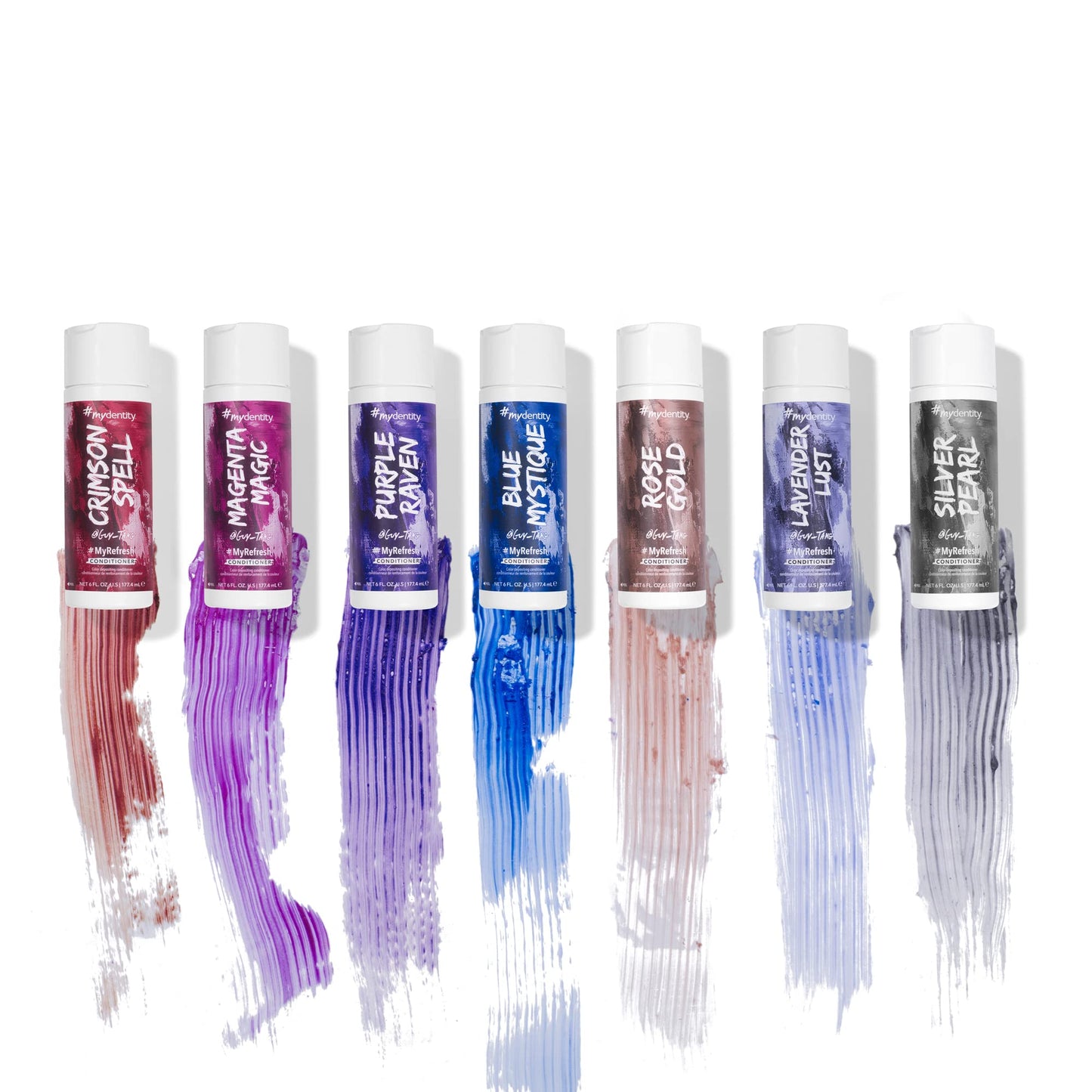 White Smoke #mydentity MyRefresh Color Depositing Conditioner, Silver Pearl, 6 oz | Temporary Hair Dye | Color Lasts up to 25 washes