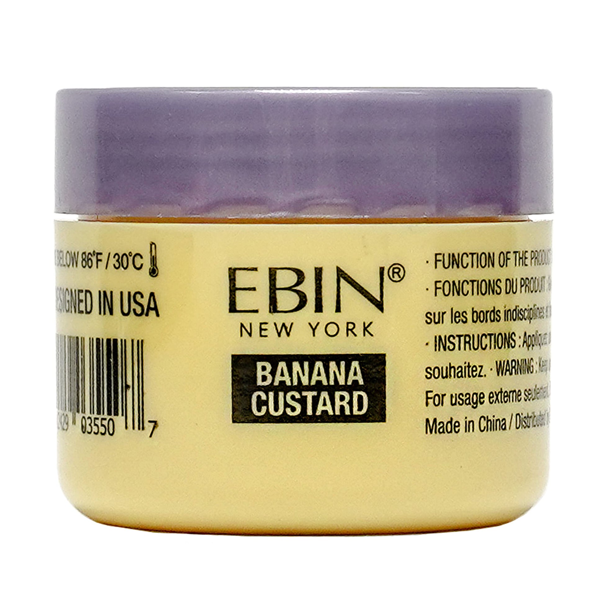 Tan 24 Hour Argan Oil Edge Tamer Refresh (0.5oz/ 15ml, Banana Custard) | Extreme Firm Hold, Smooths & Tames Frizz | No Flaking or Drying | High Shine, Long Lasting, All Hair Types, Styling Gel.