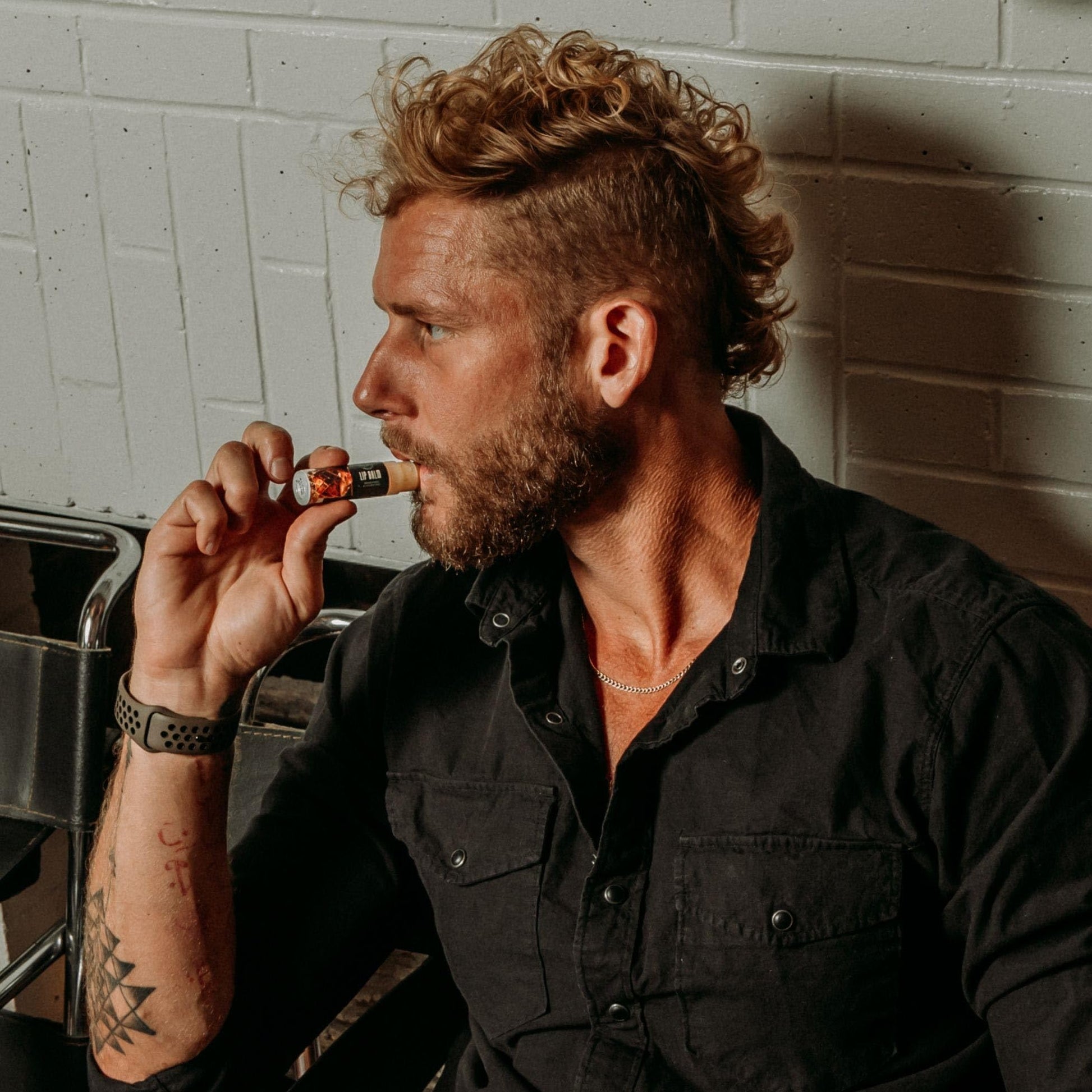 Black 18.21 Man Made Octane 500 Sweet Tobacco Hand & Body Lotion, & Lip Balm 2-Set Bundle, All Hair & Skin Types for Men, Strengthens and Moisturizes in a Manly Aroma