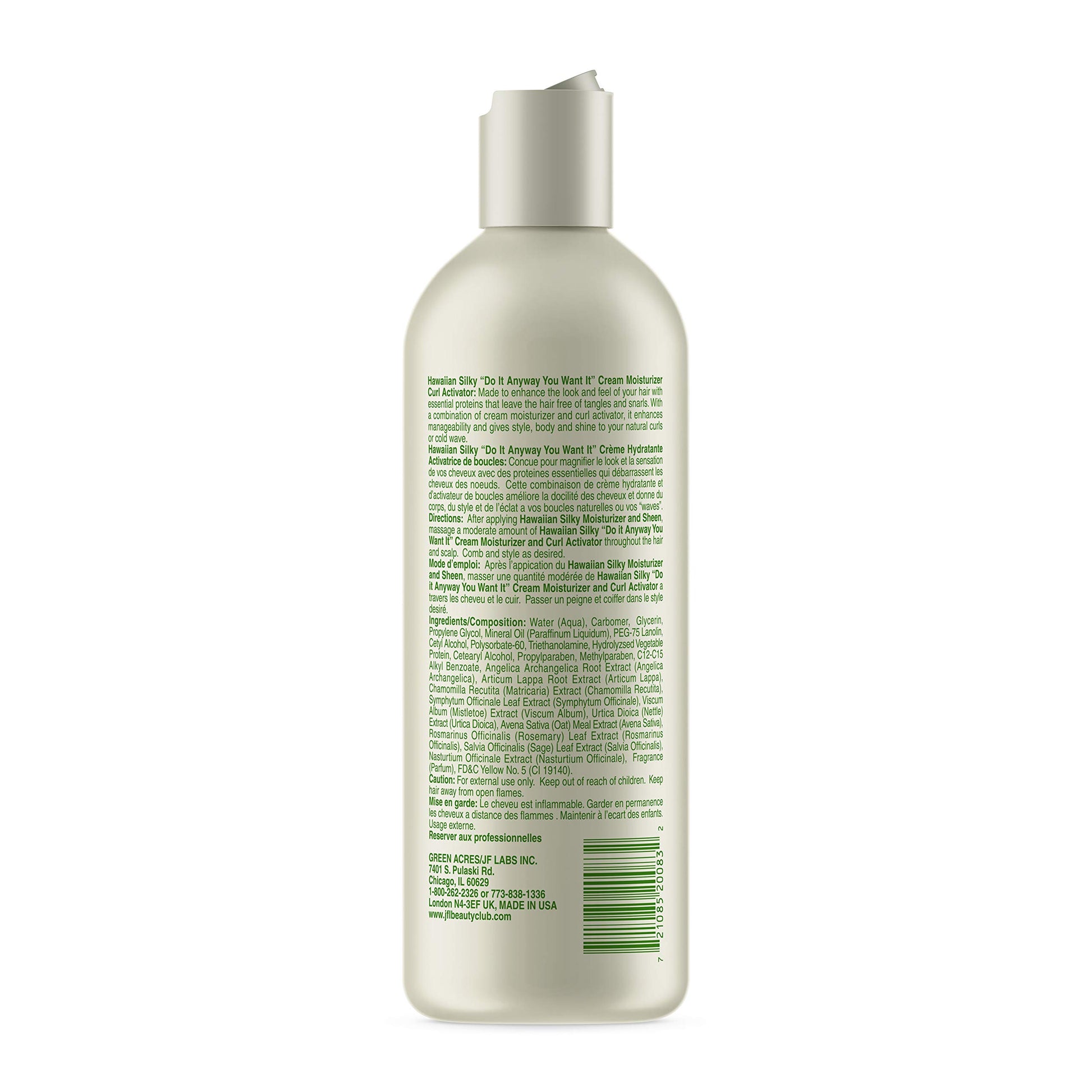 Light Gray Hawaiian Silky Keratin Cream Curl Activator, 16 fl oz