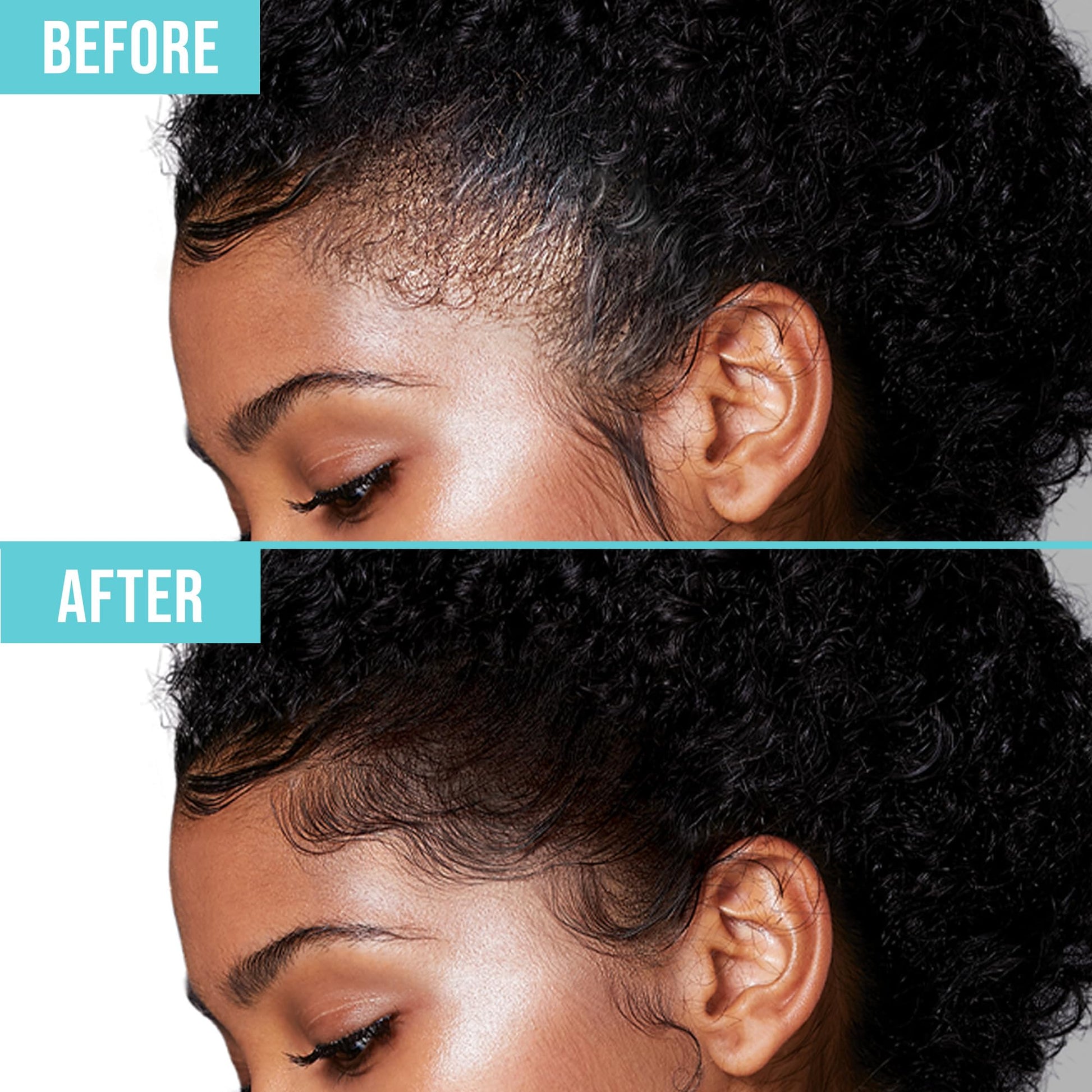 Black KISS COLORS & CARE Maximum Hold Edge Fixer, Non-Greasy Gel Formula Infused With Biotin B7, 24 Hour Hold, ‘Sweet Peach’ Scented, 3.38 Fl. Oz. (100 ml)