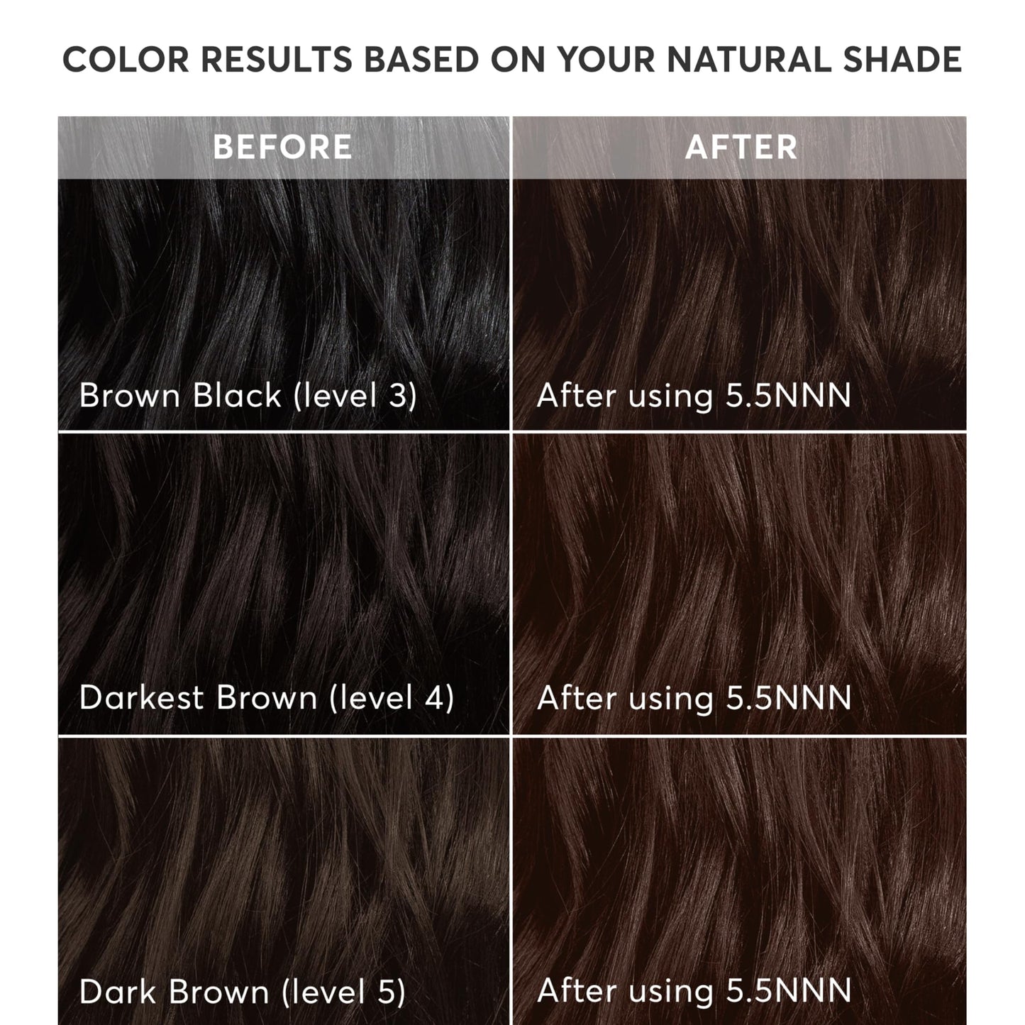 Black Madison Reed Radiant Hair Color Kit - 5.5NNN Dark Brown with Warm Golden Tones (Modena Brown), 100% Gray Hair Coverage Permanent Hair Dye for Resistant Grays | PPD-Free & Ammonia-Free, 1 Pack