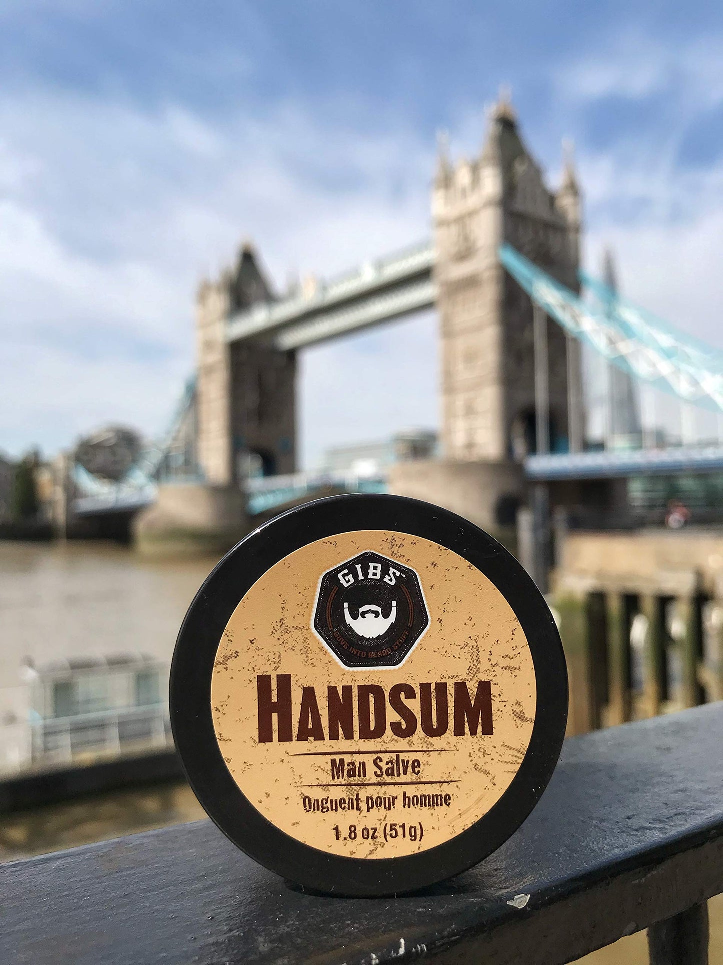 Sky Blue GIBS Grooming Handsum Man Salve, 1.8 oz